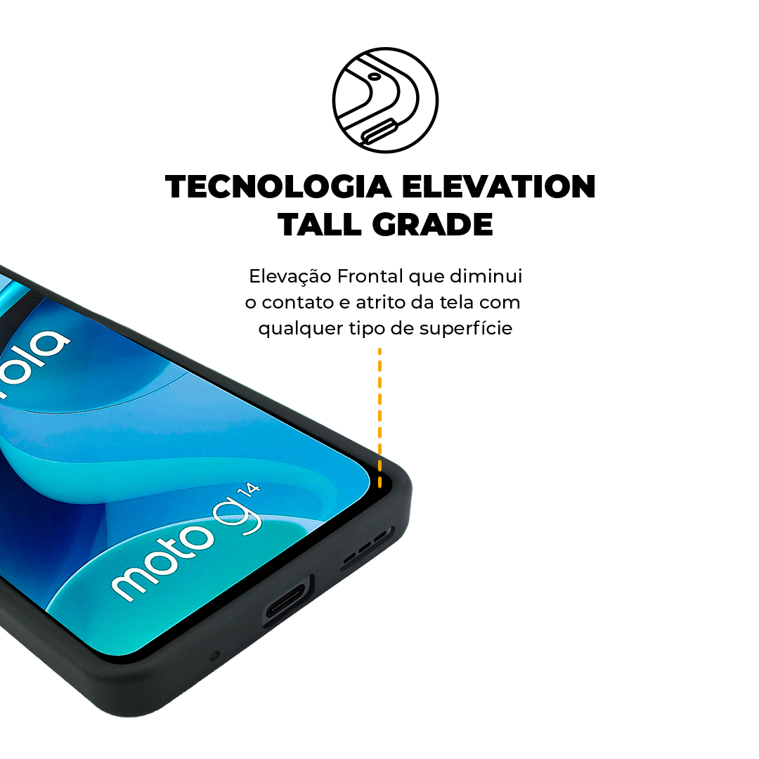 Capa para Motorola Moto G14 - Silicon Veloz - Gshield
