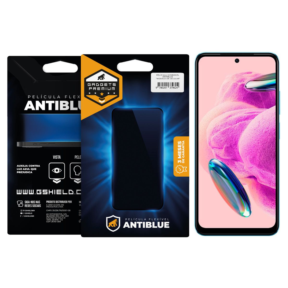 Película para Xiaomi Redmi Note 12S - AntiBlue - Gshield