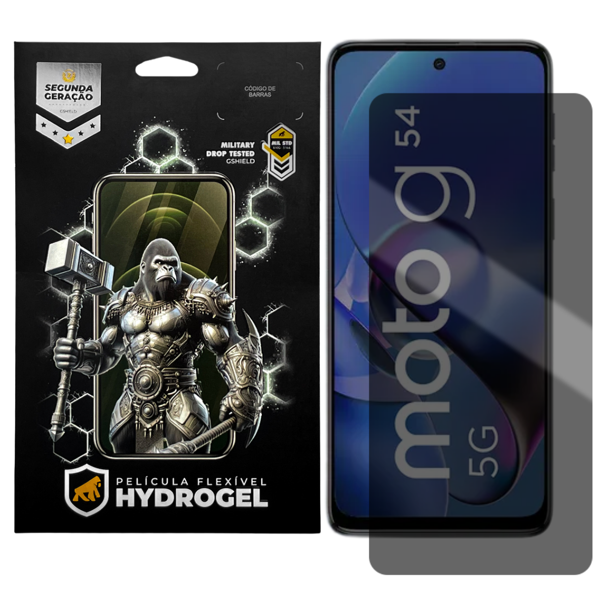 Película para Motorola Moto G54 5G - Privacidade Hydrogel - Gshield