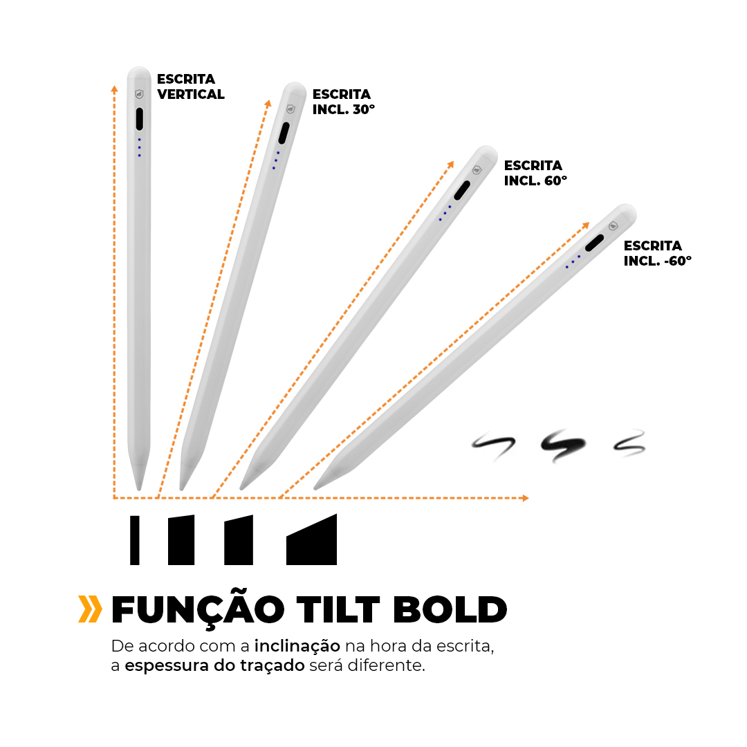 Caneta Touch Capacitiva Pro + Suporte Universal de Mesa Easy Stand GRÁTIS - Gshield