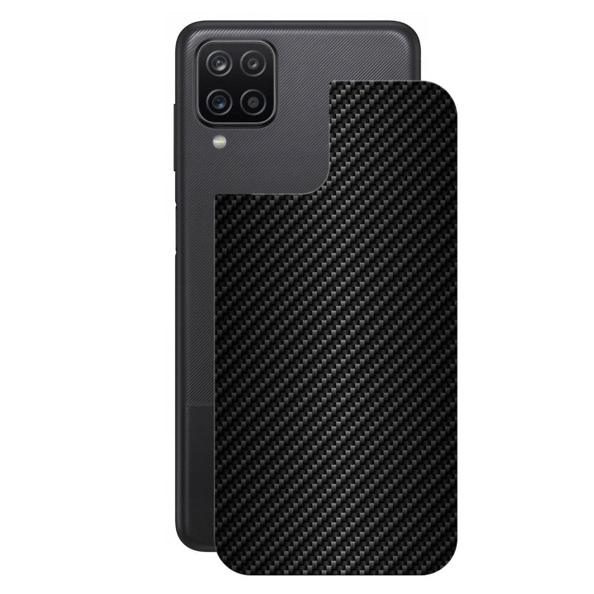 Película para Samsung Galaxy A22 5G - Traseira de Fibra de Carbono Preta - Gshield