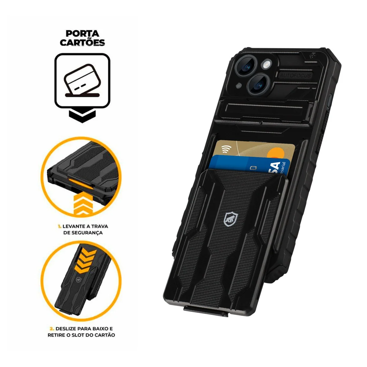 Combo 4 em 1 - Capas para iPhone 14 Plus - Gshield - foto 8