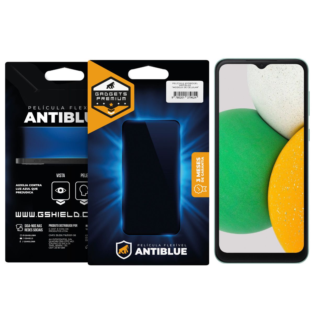 Película para Samsung Galaxy A03 Core - AntiBlue - Gshield
