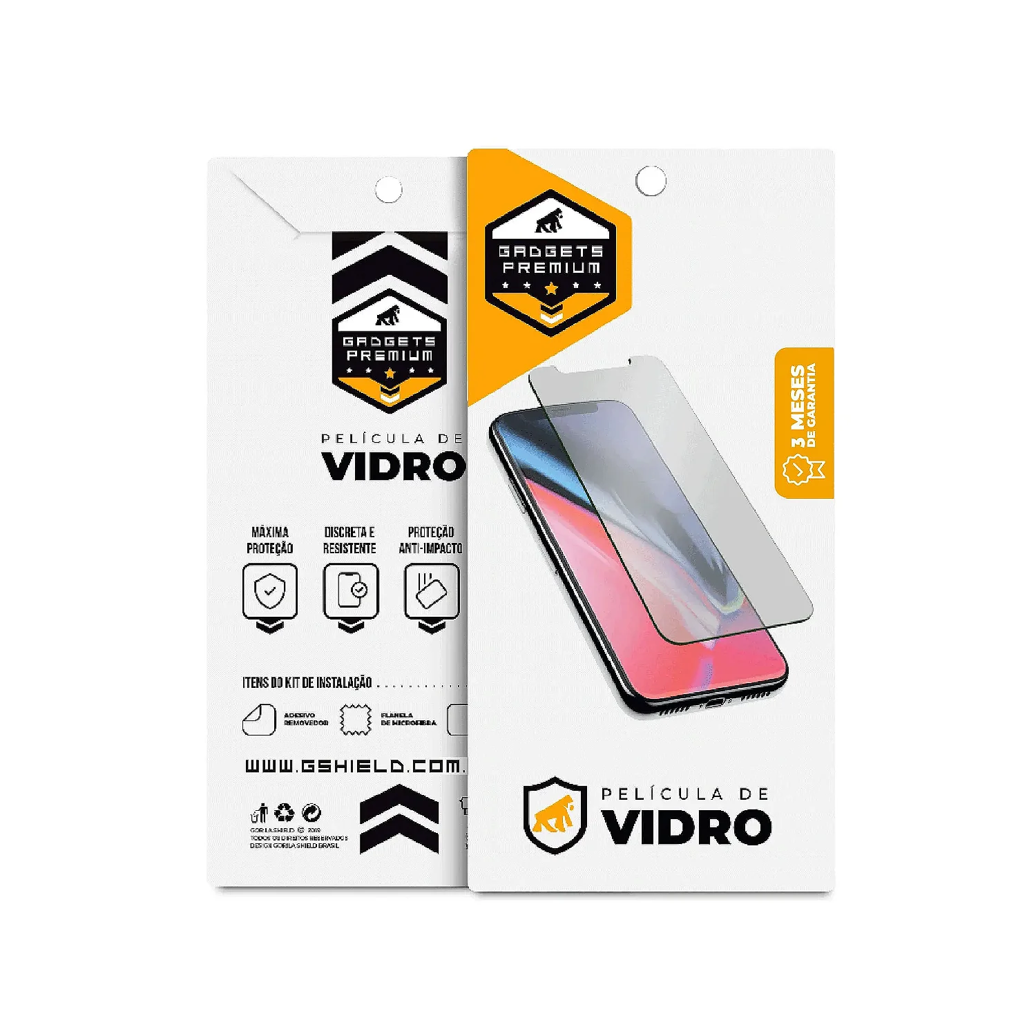 Película para Asus Zenfone 3 5.2 - Vidro Dupla - Gshield