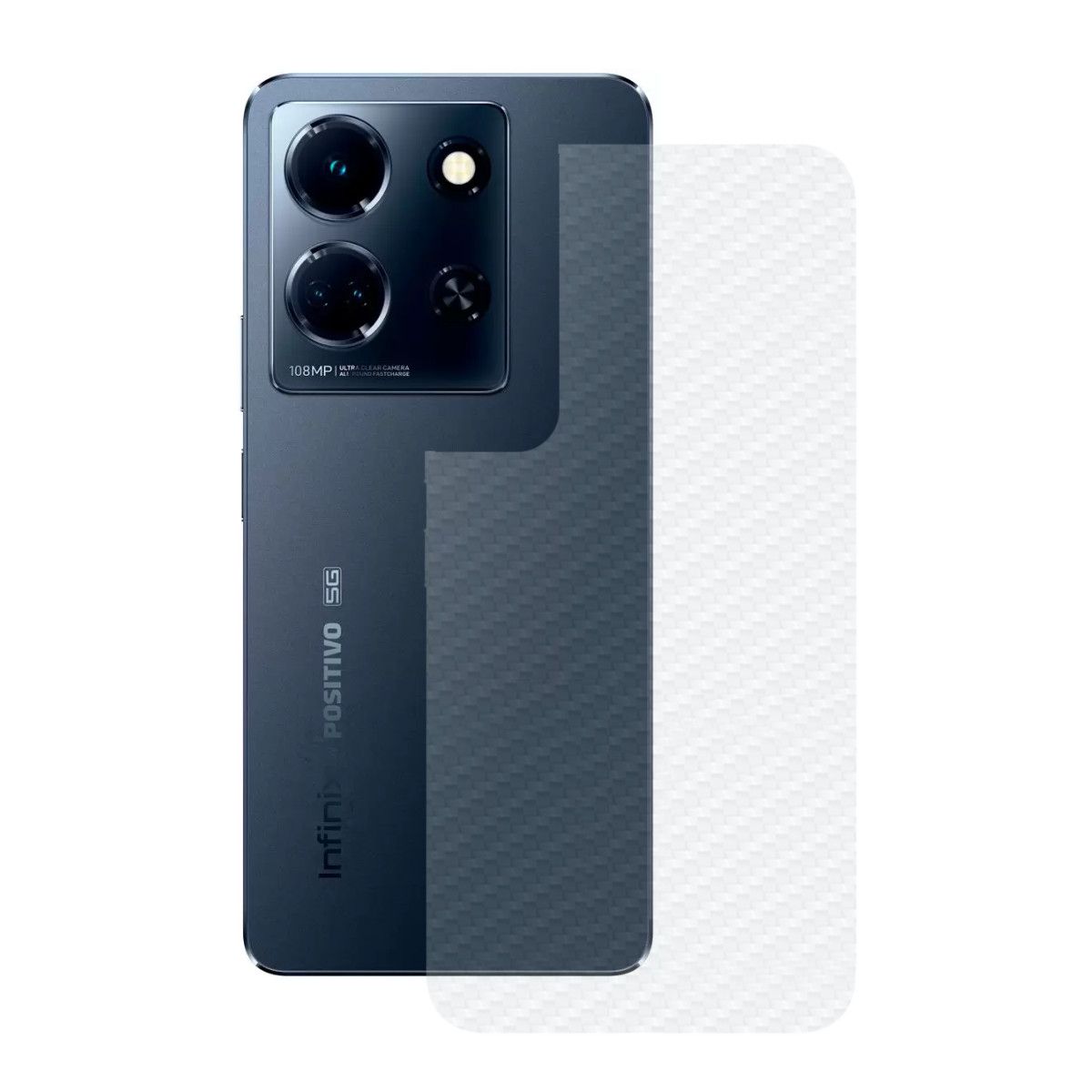 Película para Infinix Note 30 5G - Traseira de Fibra de Carbono - Gshield