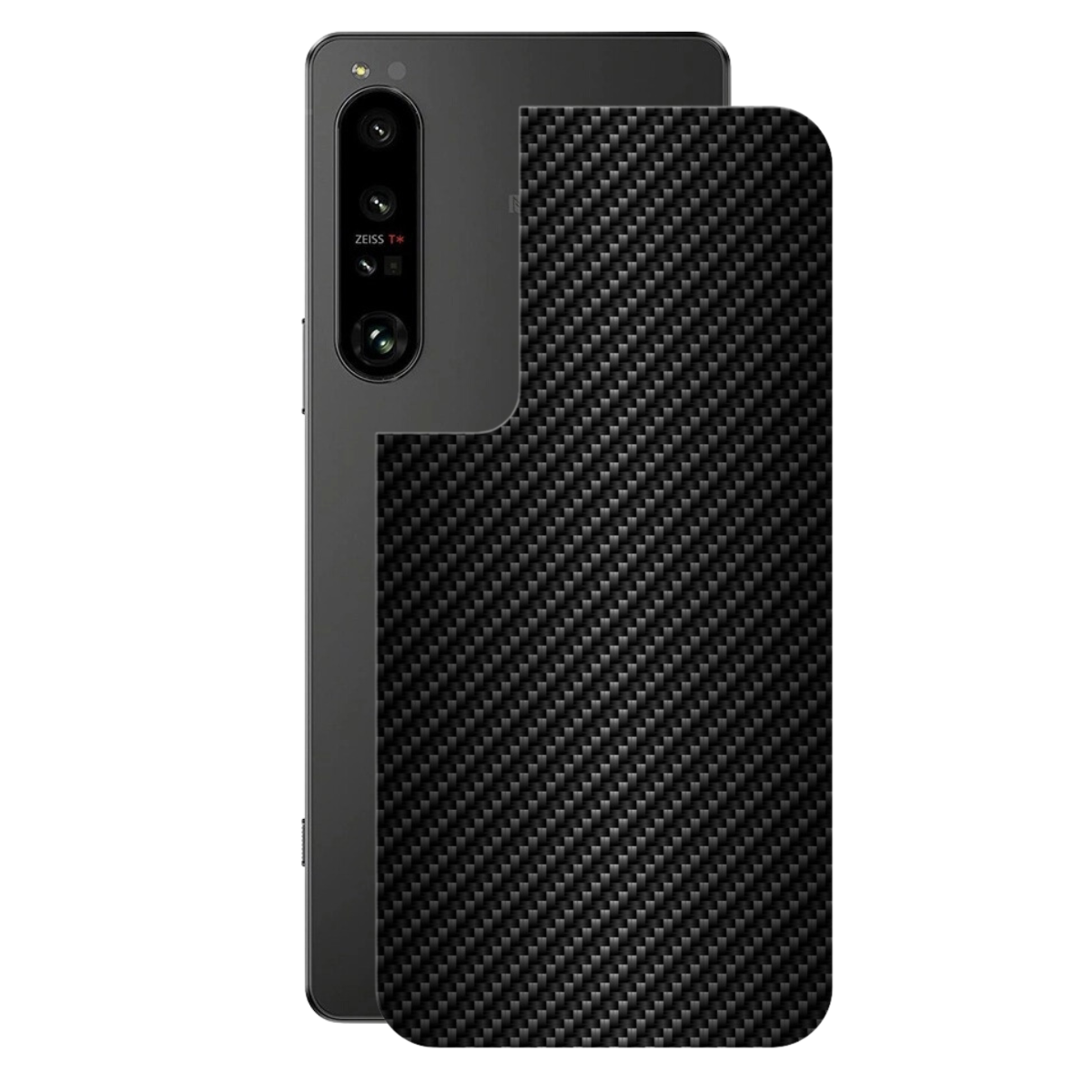 Película para Sony Xperia 1 III - Traseira de Fibra de Carbono Preta - Gshield