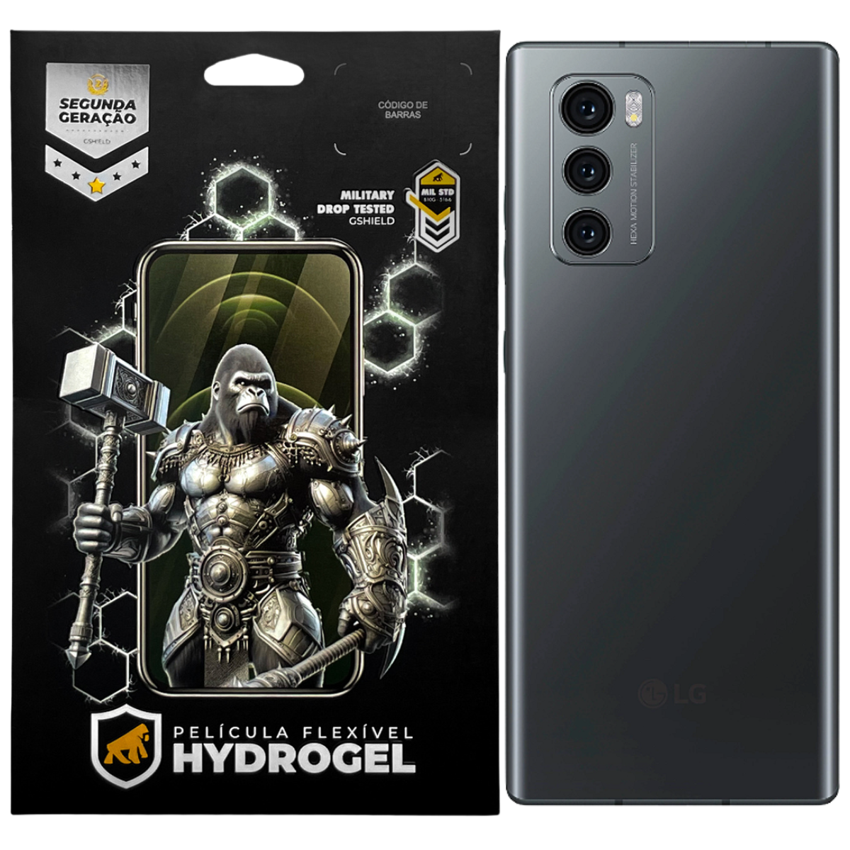 Película para LG Wing - Traseira Hydrogel HD - Gshield