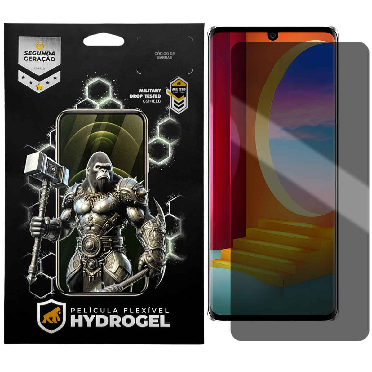 Película para LG Velvet - Privacidade Hydrogel - Gshield