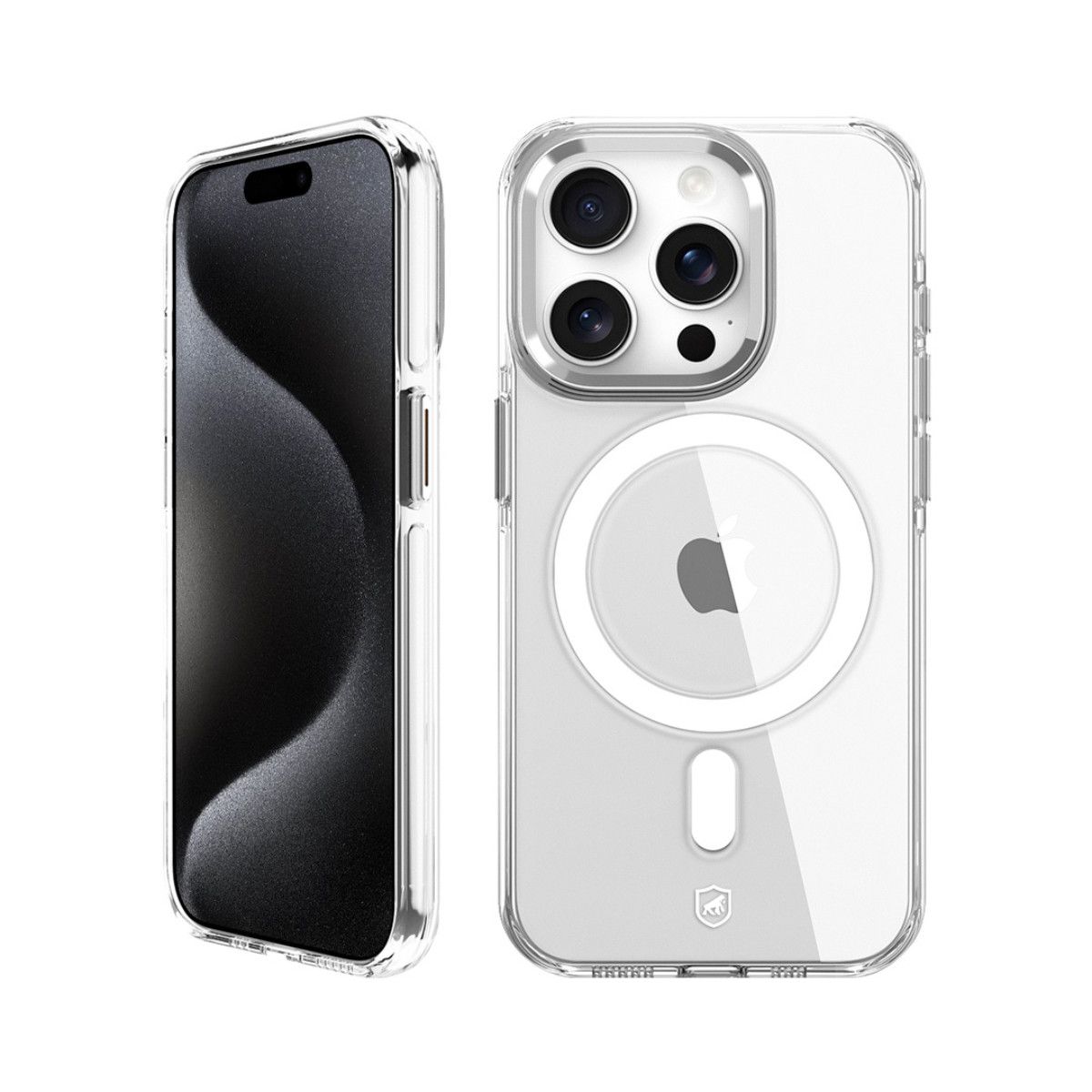 Capa para iPhone 15 Pro - MagSafe Crystal Armor - NÃO AMARELA - Gshield