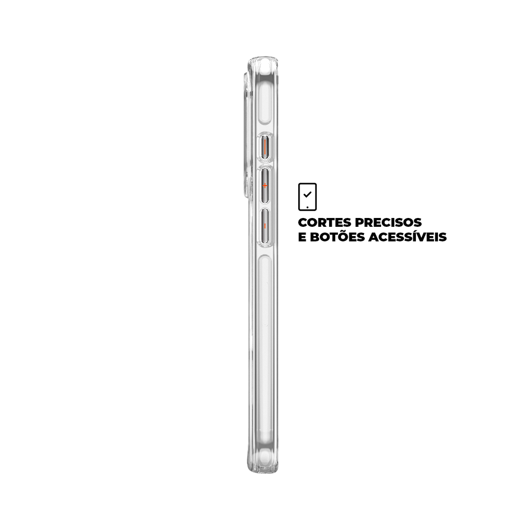 Capa para iPhone 15 Pro Max - MagSafe Crystal Armor - NÃO AMARELA - Gshield - foto 7