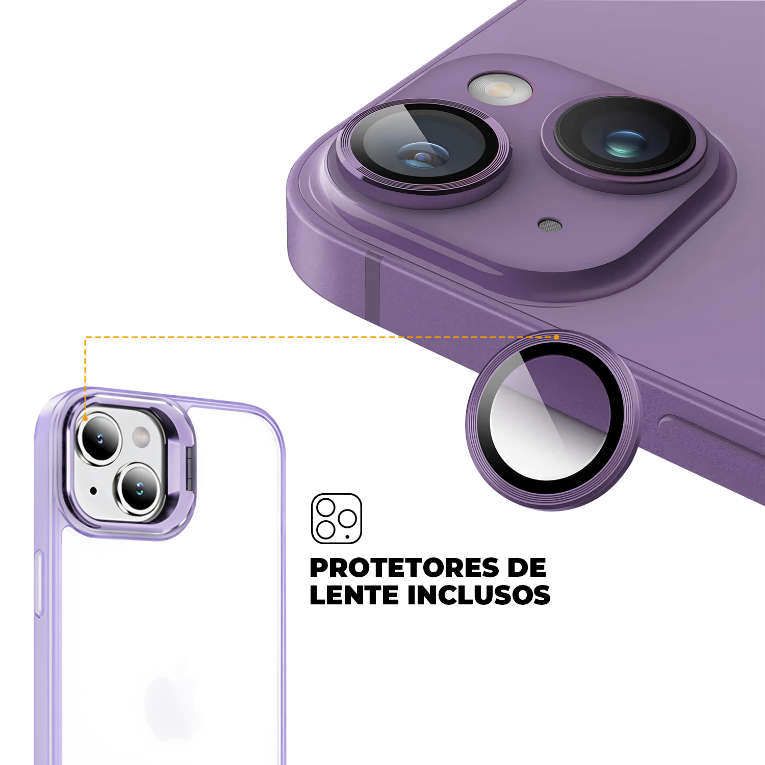 Capa para iPhone 15 - Gravity Lilás - Gshield - foto 4