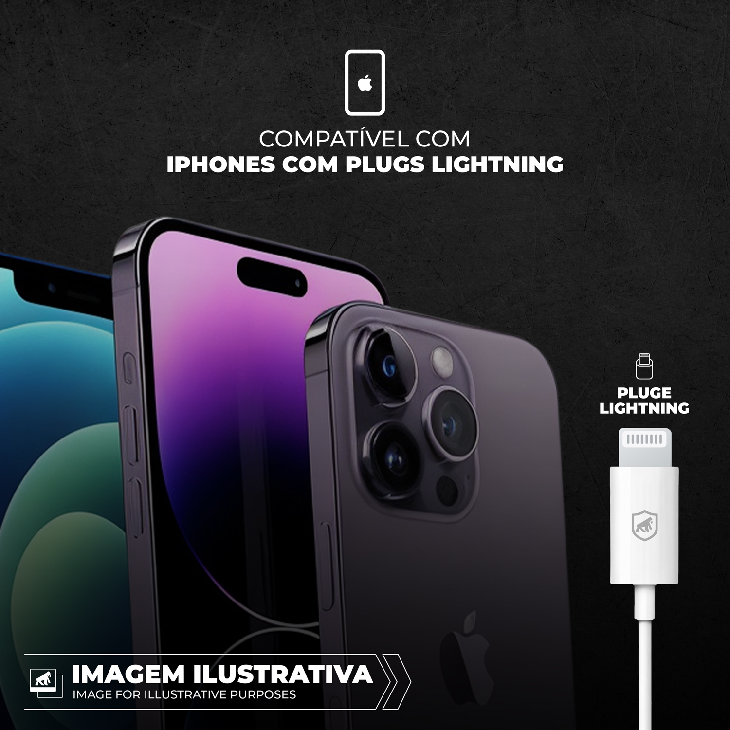Fone de Ouvido Dual Air Lightning MFI - Gshield - foto 5