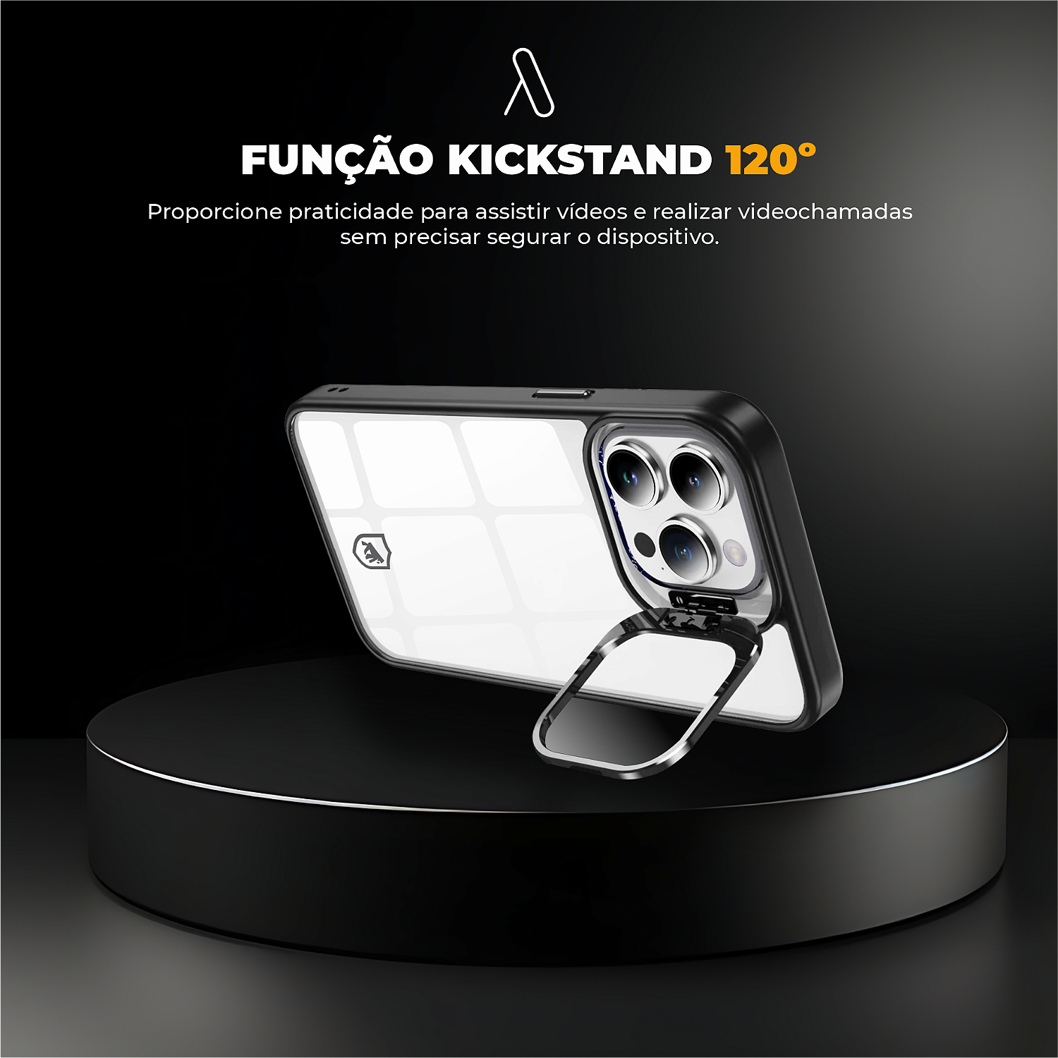 Capa para iPhone 14 Pro Max - Gravity Preta - Gshield