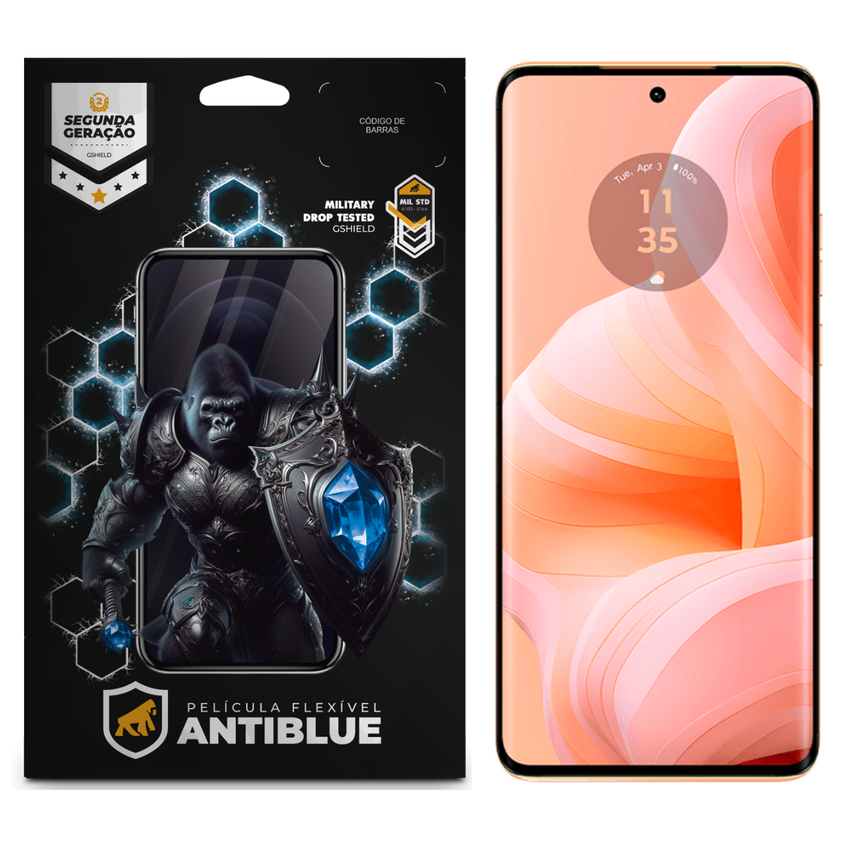 Película para Motorola Edge 40 Neo 5G - AntiBlue - Gshield