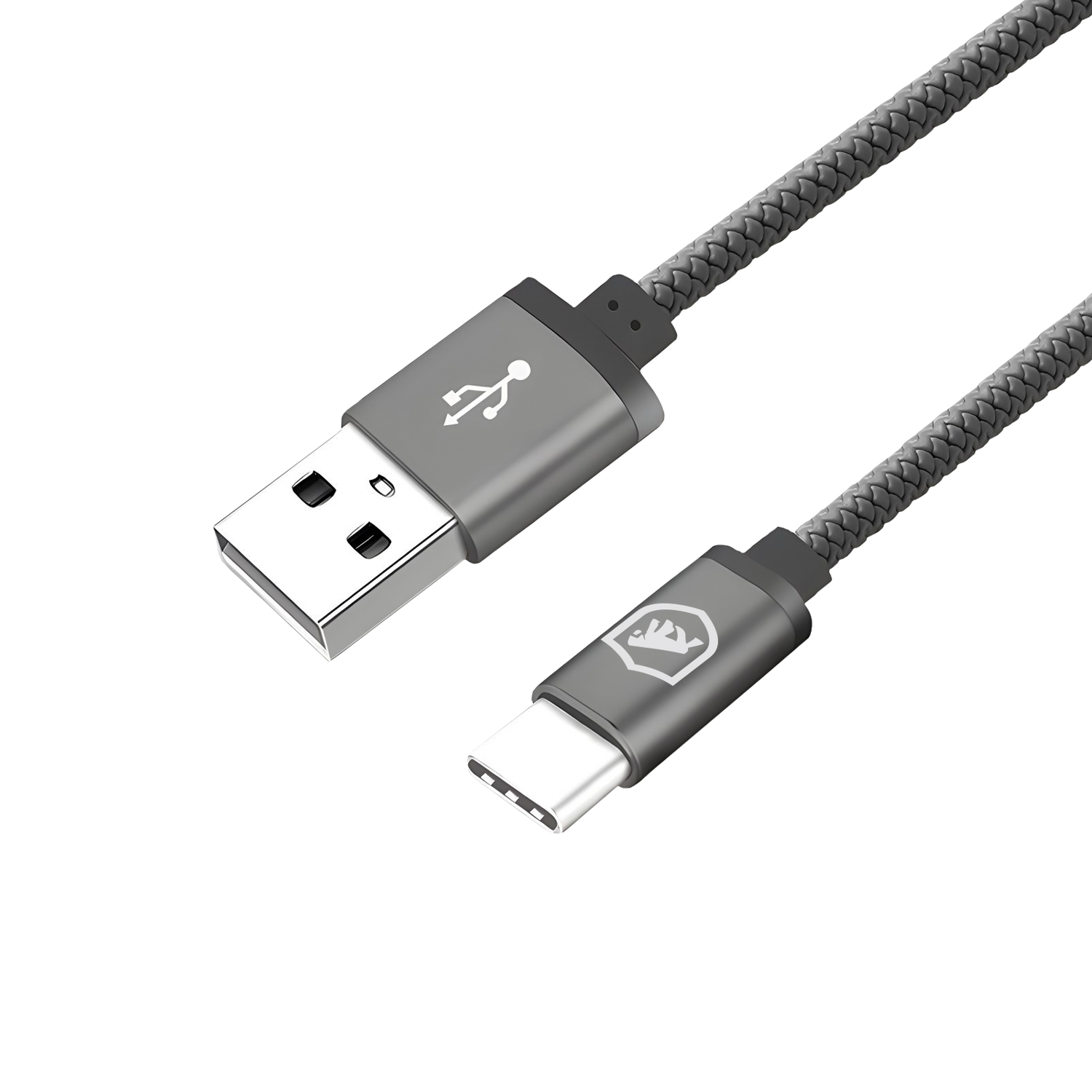 Cabo Symetric USB-A/Tipo-C - Cinza - 1,5M - Gshield