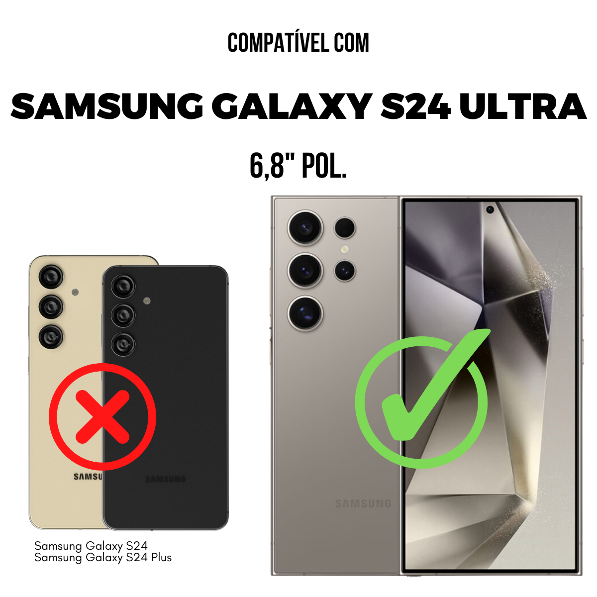 Capa para Samsung Galaxy S24 Ultra - Snap Guardian - Gshield