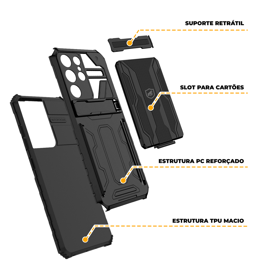 Capa para Samsung Galaxy S24 Ultra - Snap Guardian - Gshield