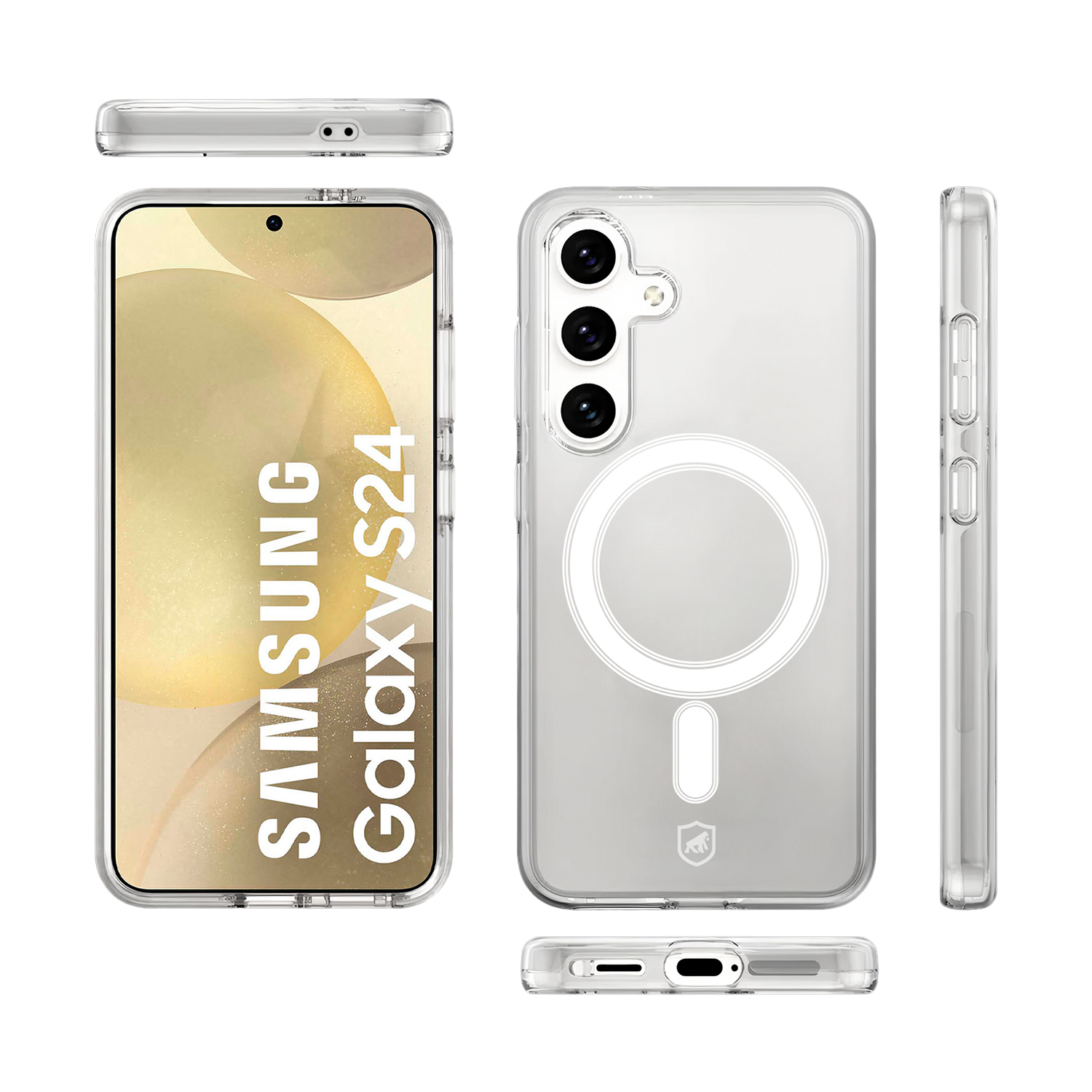 Capa MagSafe para Samsung Galaxy S24 - Transparente - Gshield - foto 4