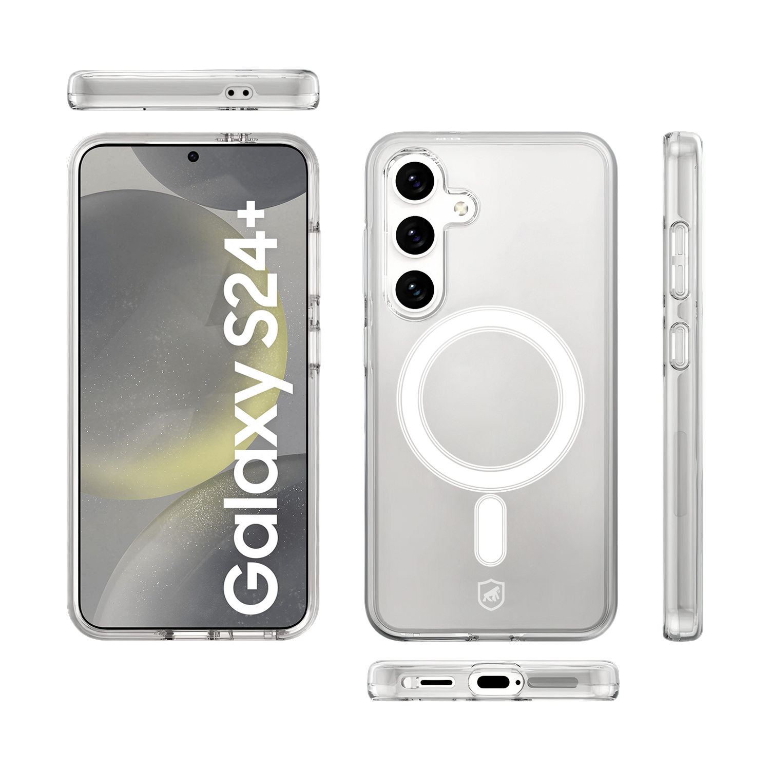 Capa MagSafe para Samsung Galaxy S24 Plus - Transparente - Gshield - foto 4