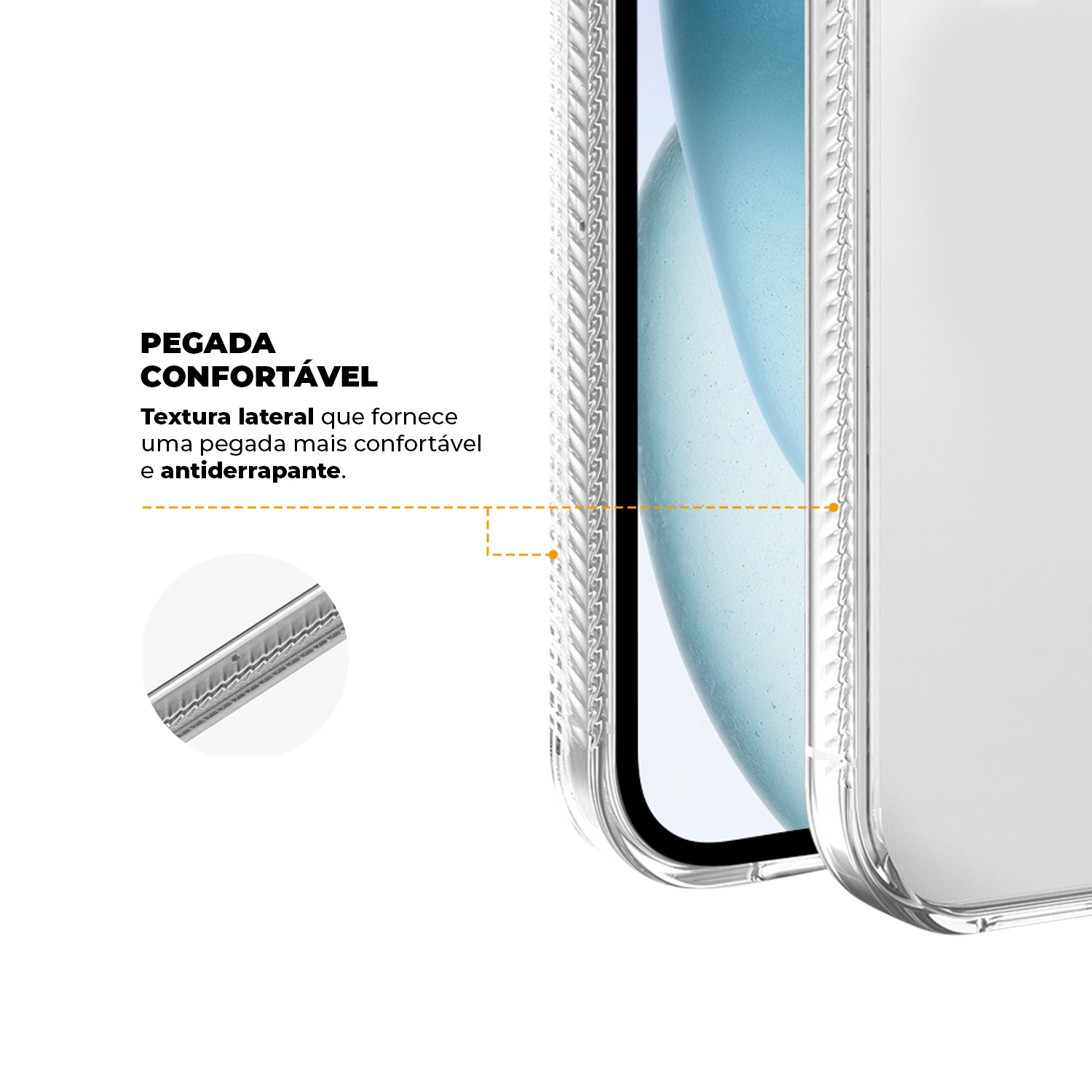 Capa para iPhone 15 - Anti-Slip - Gshield - foto 4