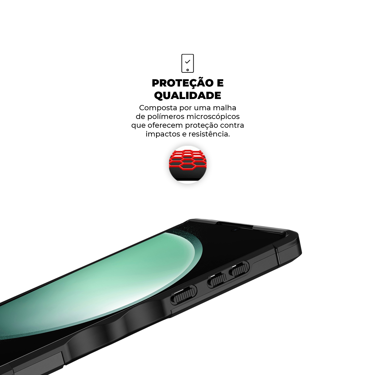 Capa para Samsung Galaxy S23 FE - Armorgear - Gshield - foto 4