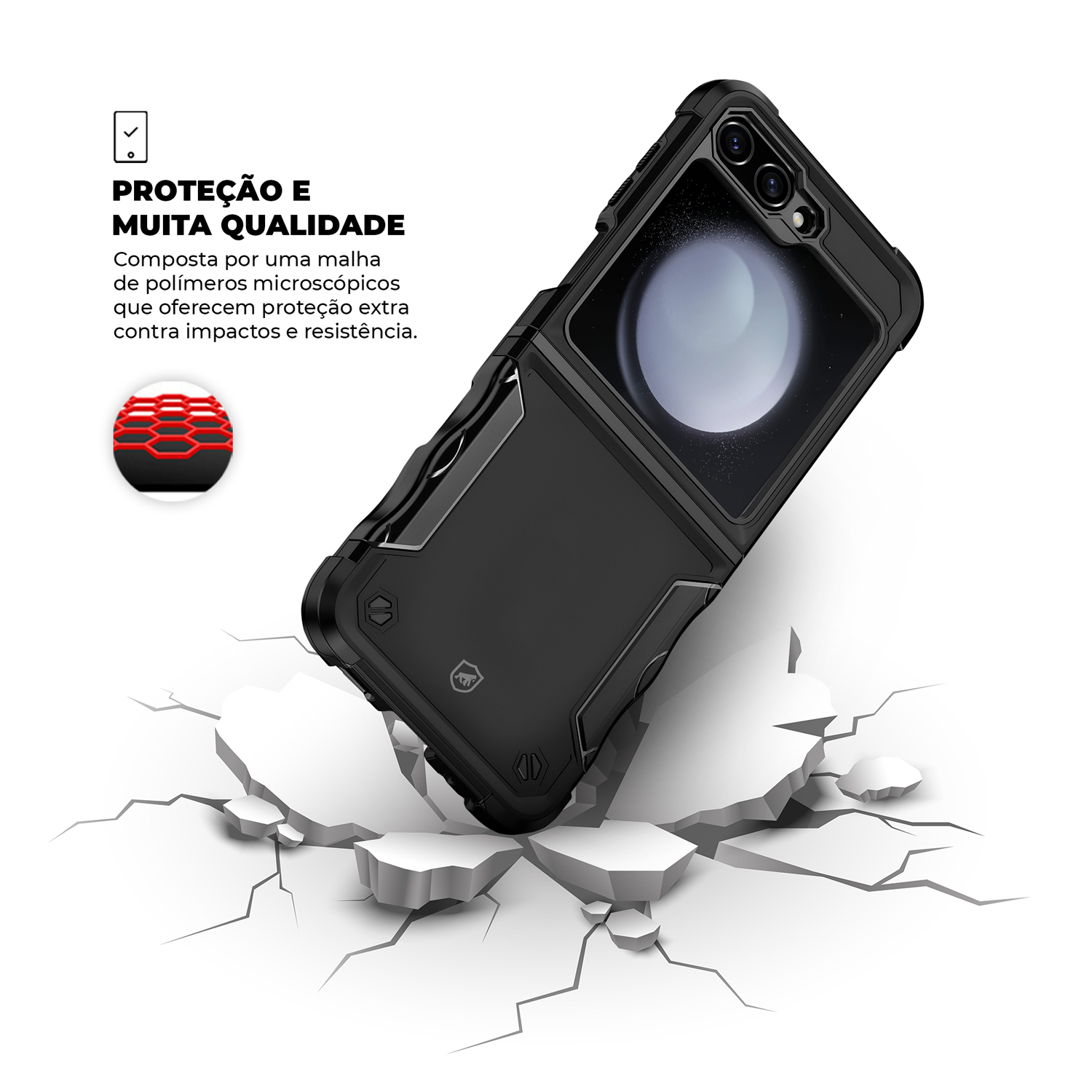 Capa para Samsung Galaxy Z Flip 5 - Armorgear - Gshield