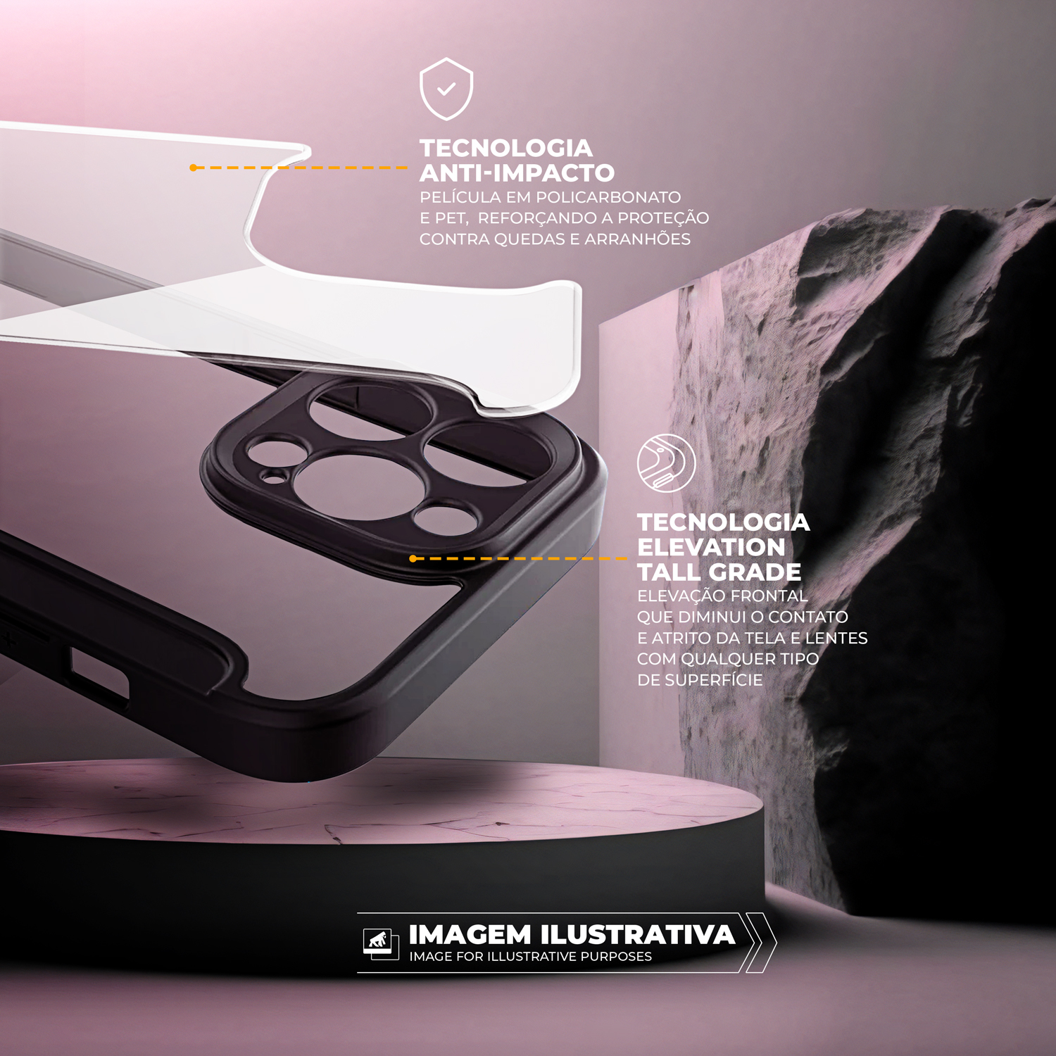 Capa para iPhone 15 Pro - Carteira Dual - Gshield