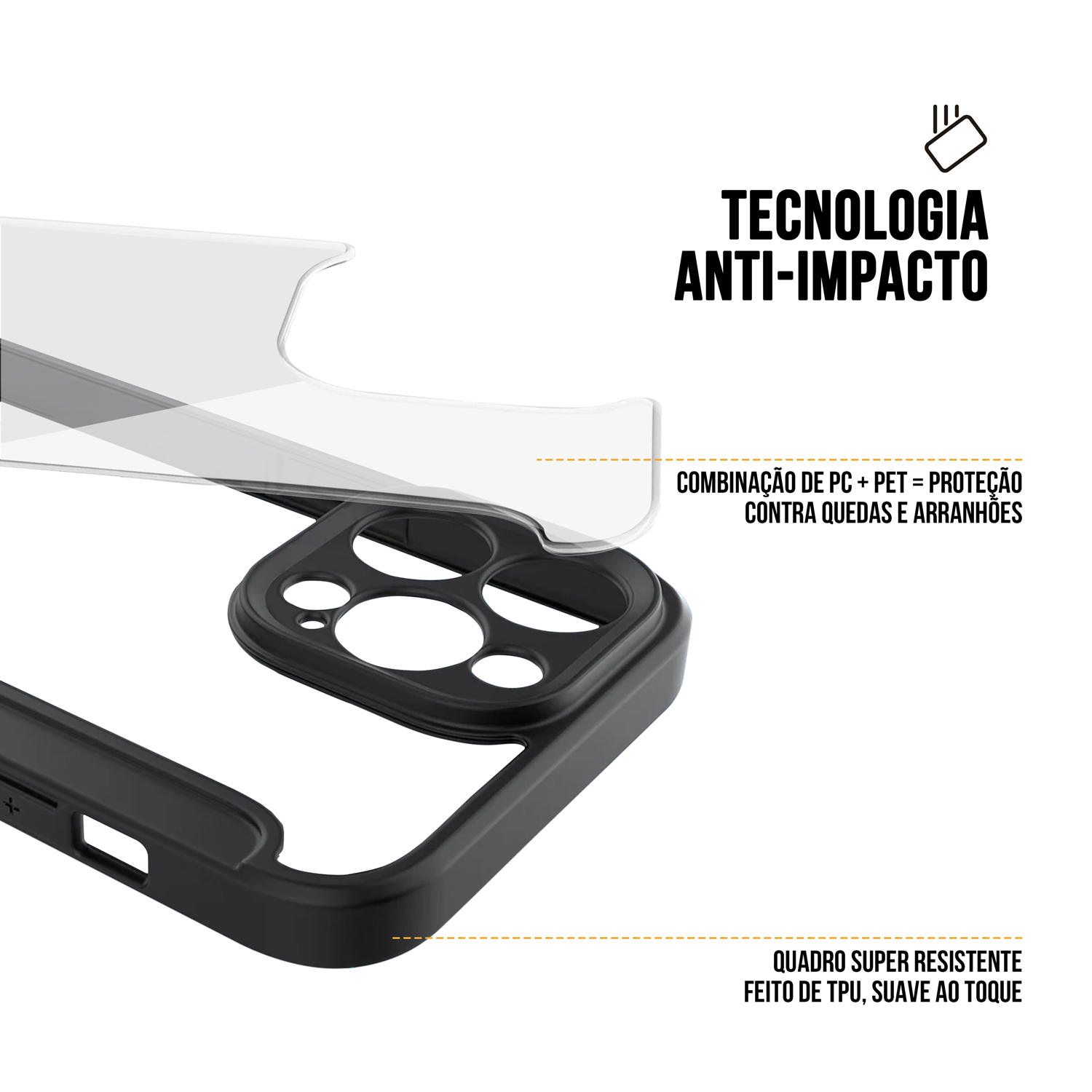 Capa para iPhone 15 Pro Max - Carteira Dual - Gshield