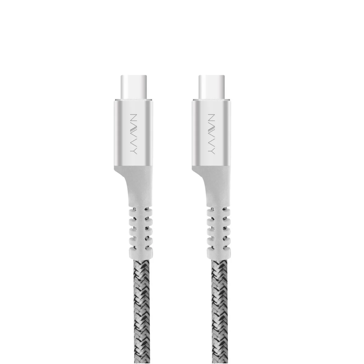 Cabo Fish Kevlar Tipo C / Tipo C - Branco - 1M - NAVVY