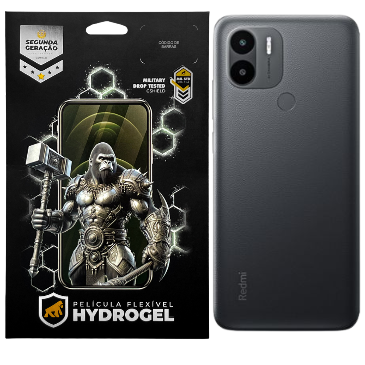 Película para Xiaomi Redmi A2+ - Traseira Hydrogel HD - Gshield