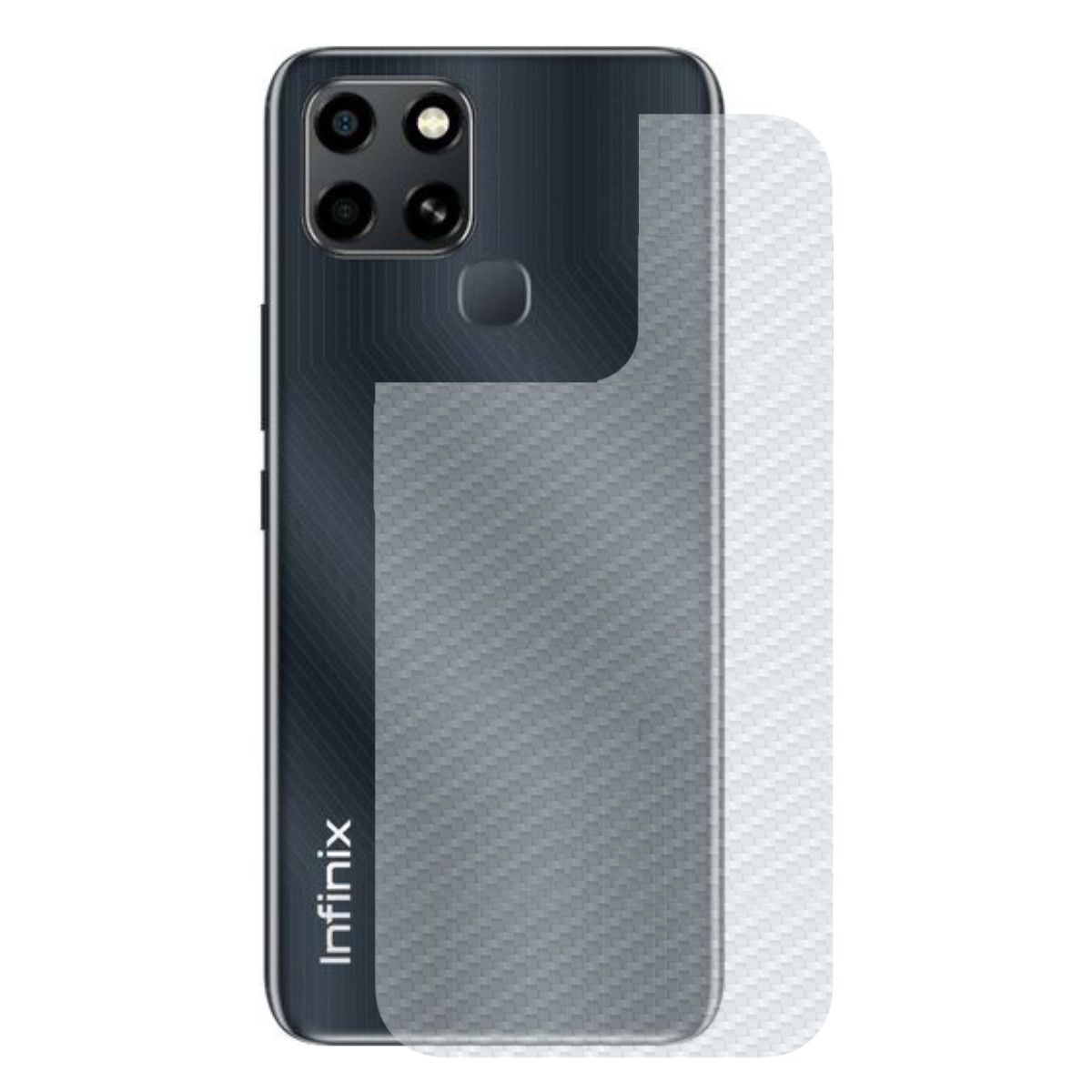 Película para Infinix Smart 6 - Traseira de Fibra de Carbono - Gshield