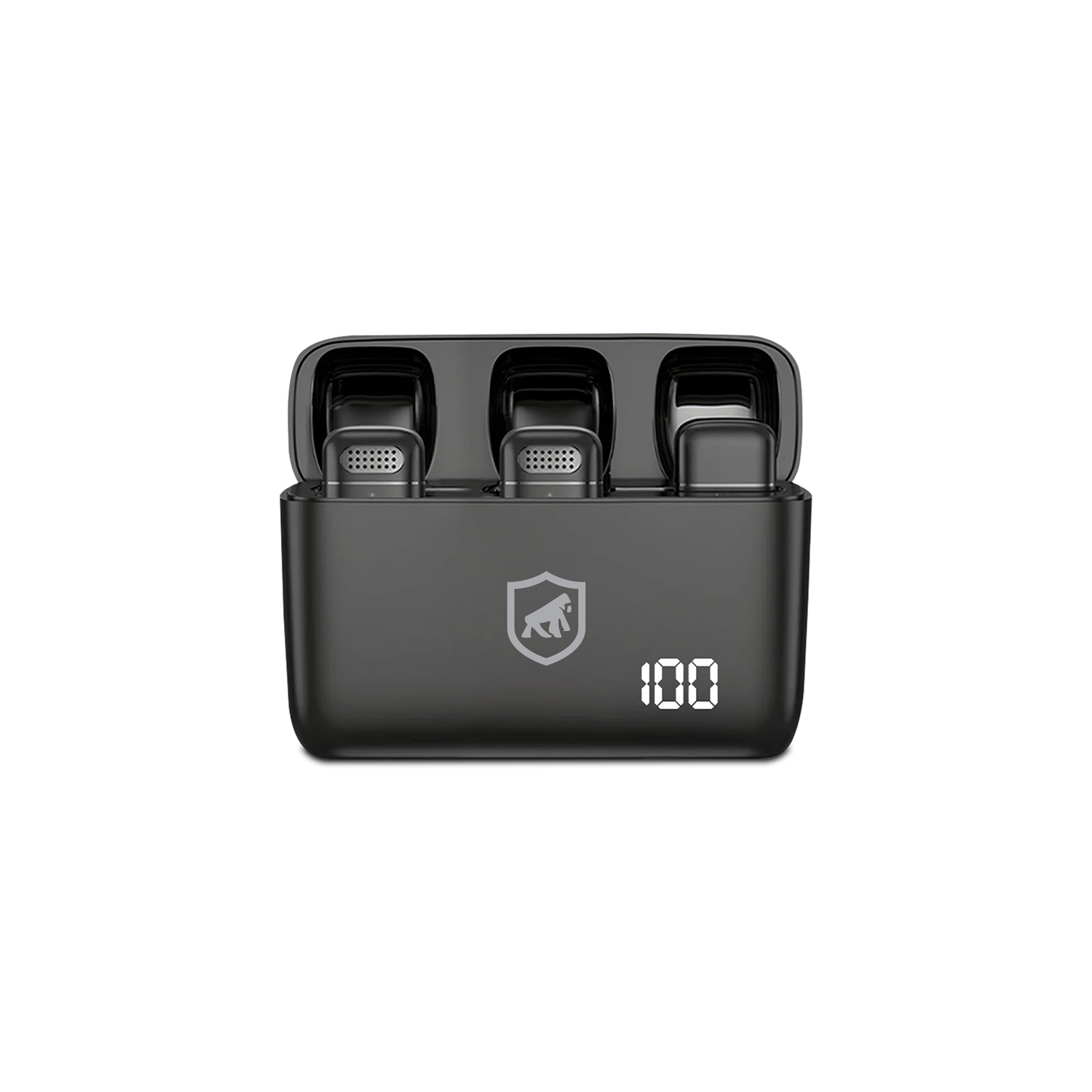 Microfone de Lapela Profissional Sem Fio - Survivor - Tipo C com Adaptador Lightning - Gshield