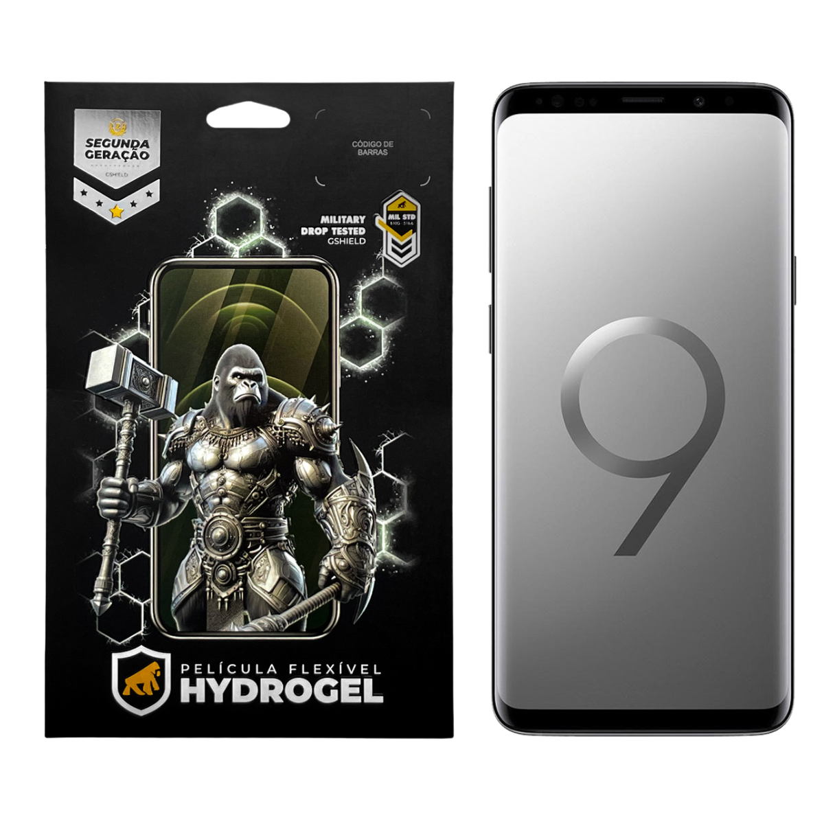 Película para Samsung Galaxy S9 Plus - Hydrogel Gamer Fosca - Gshield