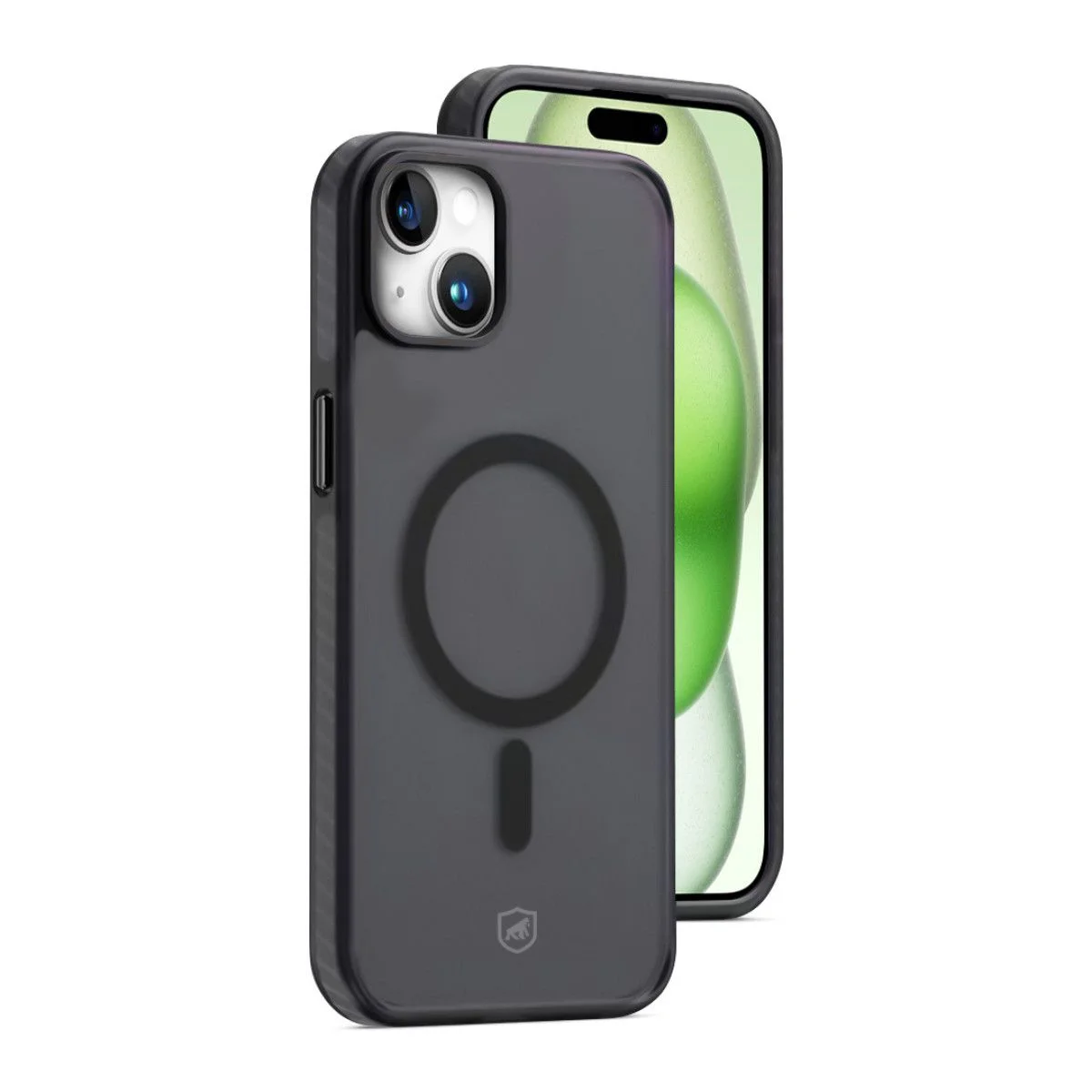 Kit Capa Magsafe Pro Preta e Pelicula Defender Pro Privacidade para iPhone 15 Plus - Gshield - foto 3