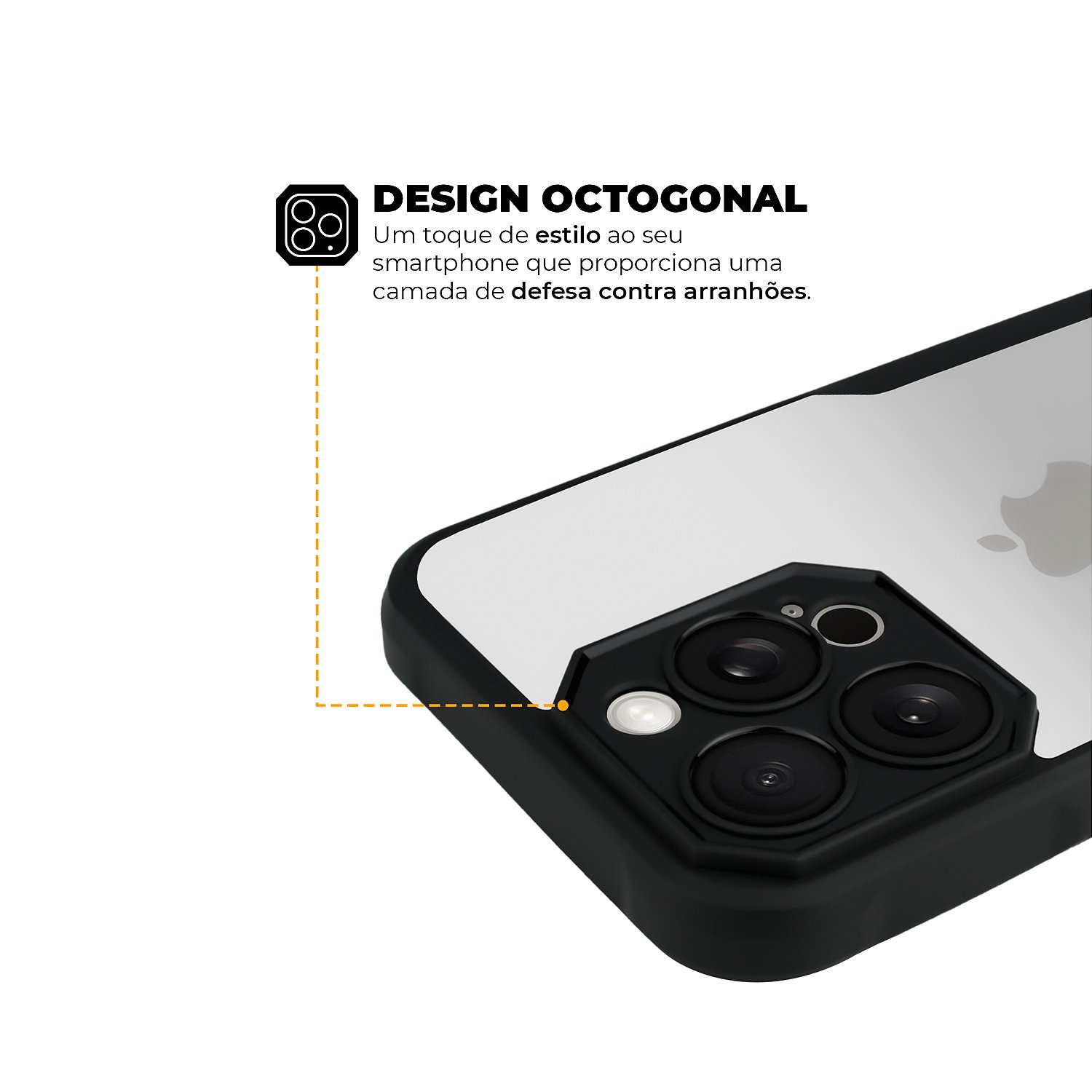 Kit Capa Dual Shock Sense e Pelicula Defender Pro Privacidade para iPhone 15 Pro - Gshield - foto 7