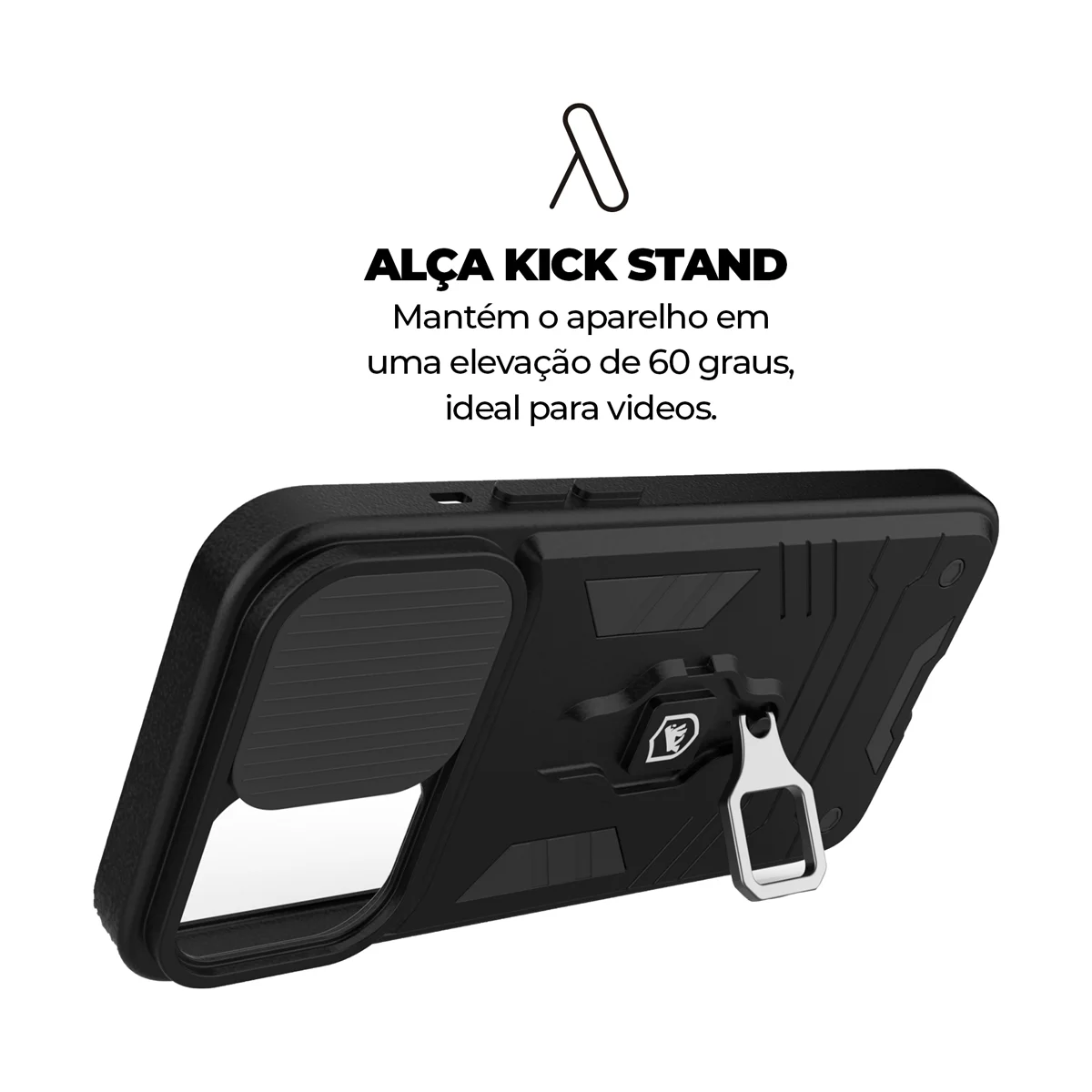 Kit Capa Defender e Película Defender Pro Privacidade para iPhone 15 Pro Max - Gshield