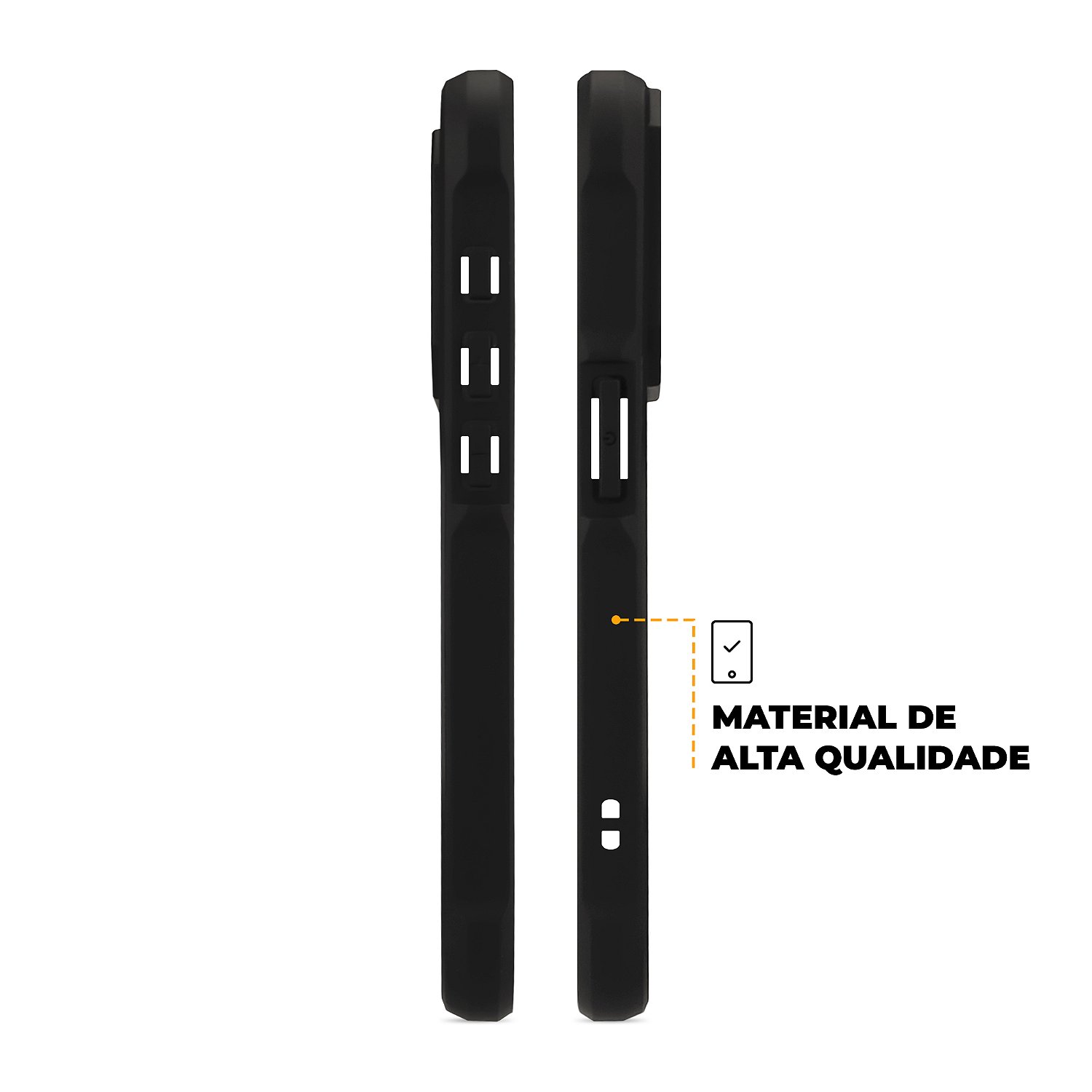 Kit Capa Dual Shock Sense e Pelicula Ultra Glass para iPhone 15 Pro - Gshield