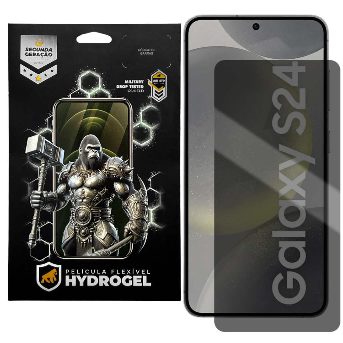 Película para Samsung Galaxy S24 - Privacidade Hydrogel - Gshield