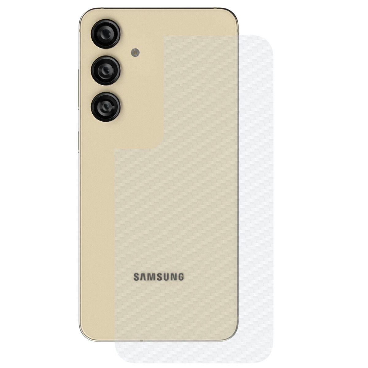 Película para Samsung Galaxy S24 - Traseira de Fibra de Carbono - Gshield