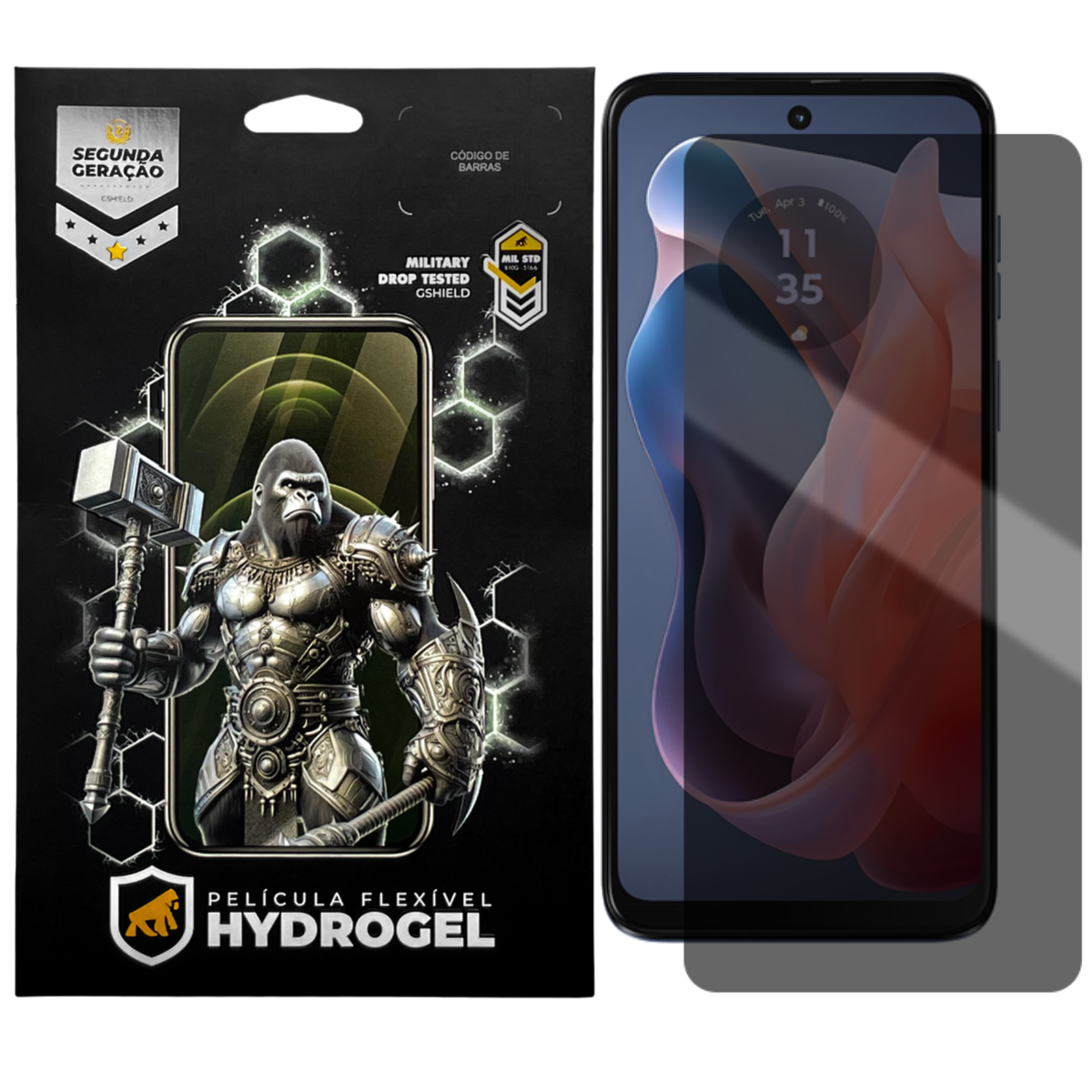 Película para Motorola Moto G Play 2024 - Privacidade Hydrogel - Gshield