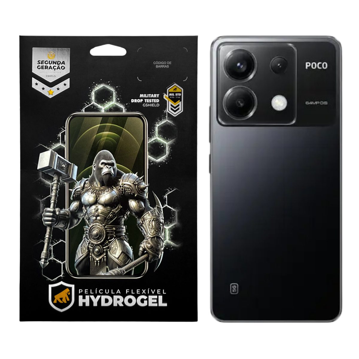 Película para Xiaomi Poco X6 5G - Traseira Hydrogel HD - Gshield