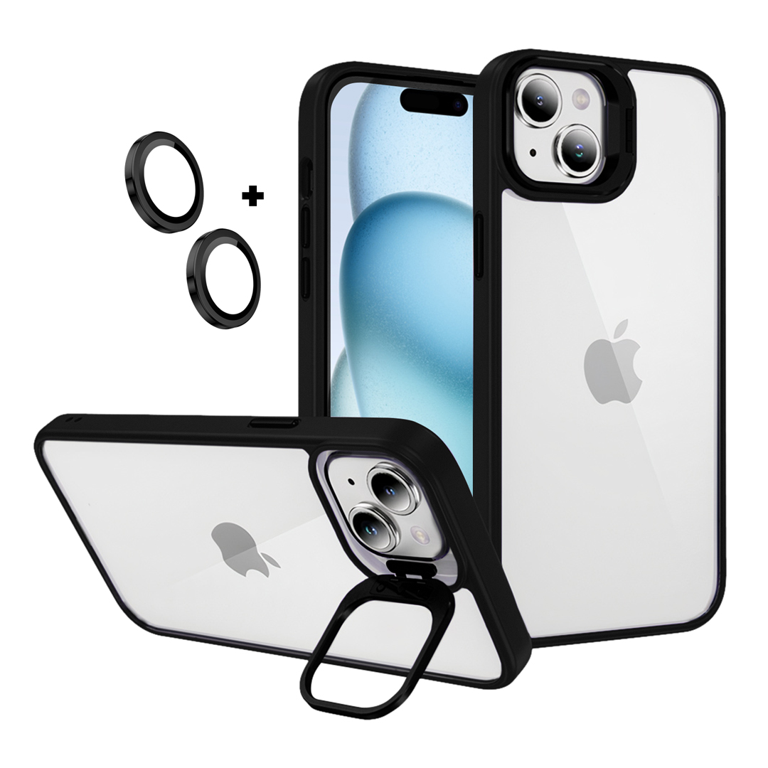 Kit Capa Gravity Preta e Pelicula Ultra Glass para iPhone 15 - Gshield - foto 3