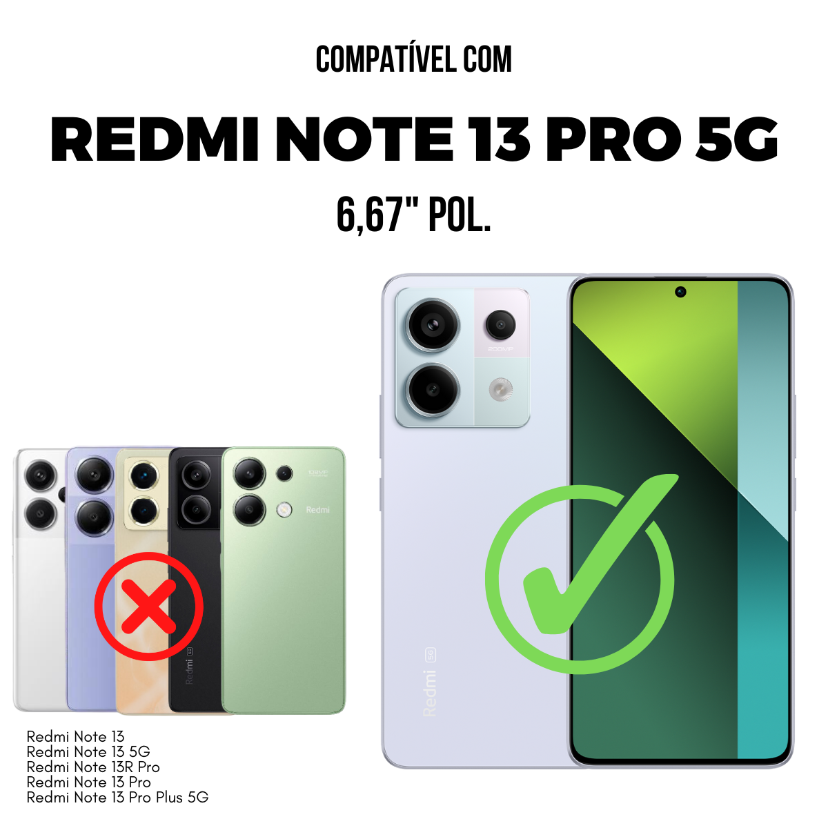 Película para Xiaomi Redmi Note 13 Pro 5G - Hydrogel HD - Gshield