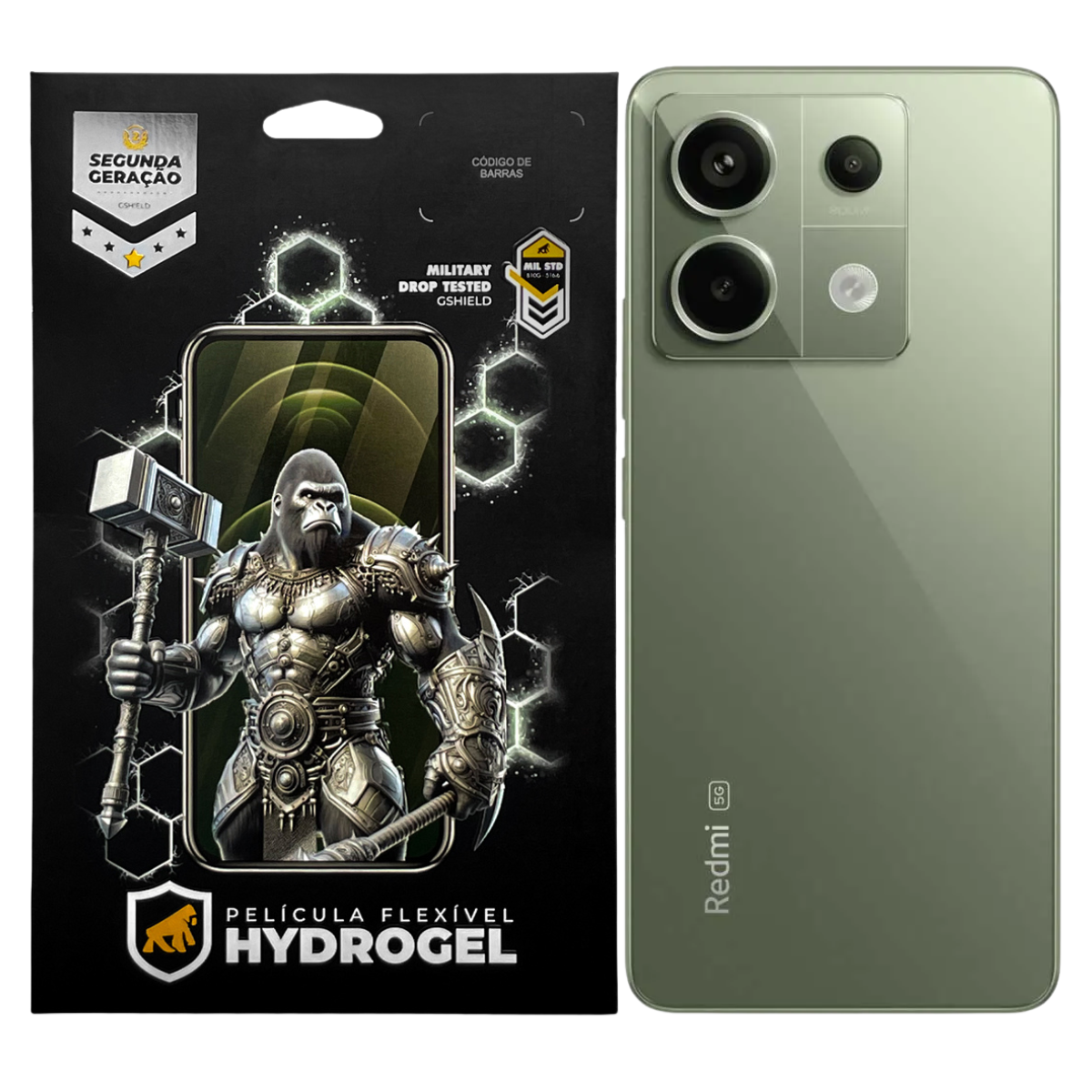 Película para Xiaomi Redmi Note 13 Pro 5G - Traseira Hydrogel HD - Gshield