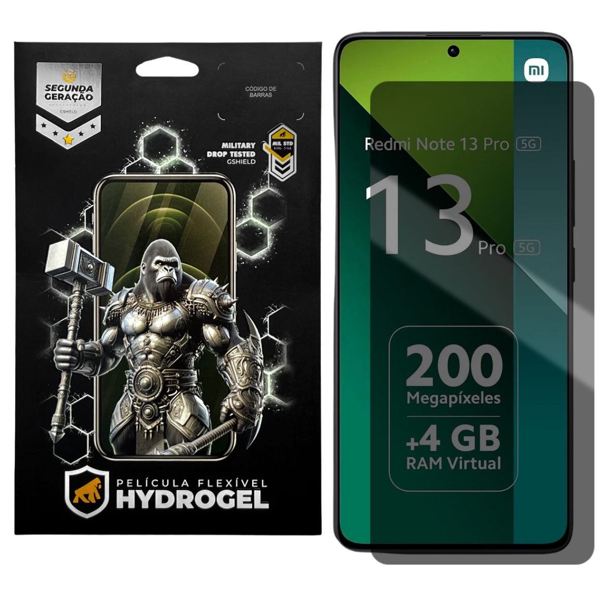 Película para Xiaomi Redmi Note 13 Pro 5G - Privacidade Hydrogel - Gshield