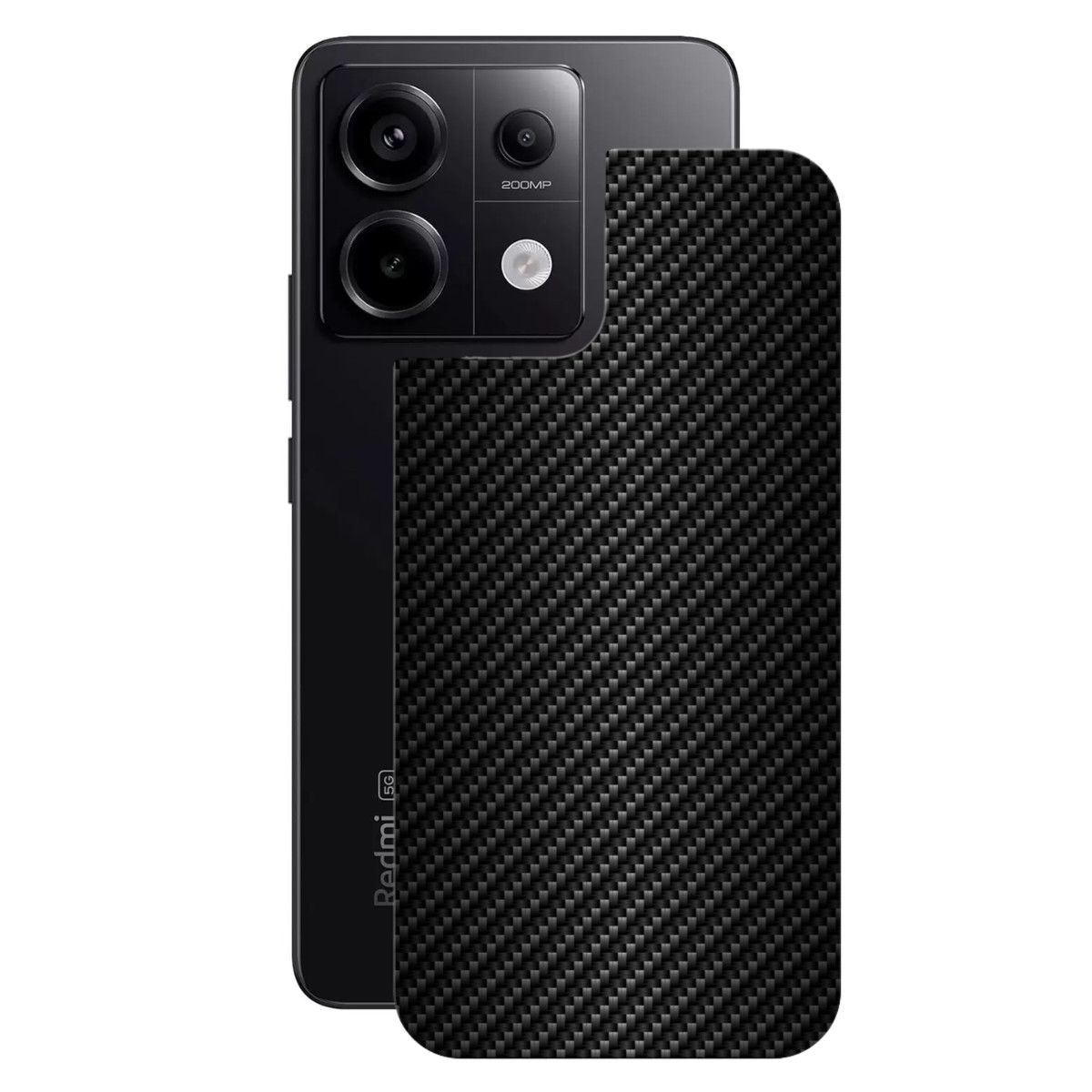 Película para Xiaomi Redmi Note 13 Pro 5G - Traseira de Fibra de Carbono Preta - Gshield