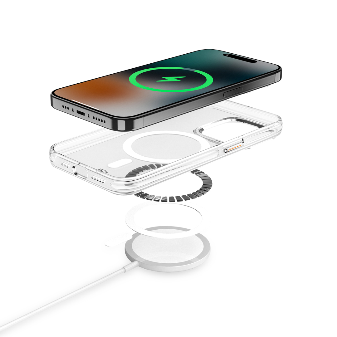Kit Capa MagSafe Crystal Armor e Pelicula Defender Pro Privacidade para iPhone 15 Pro - Gshield
