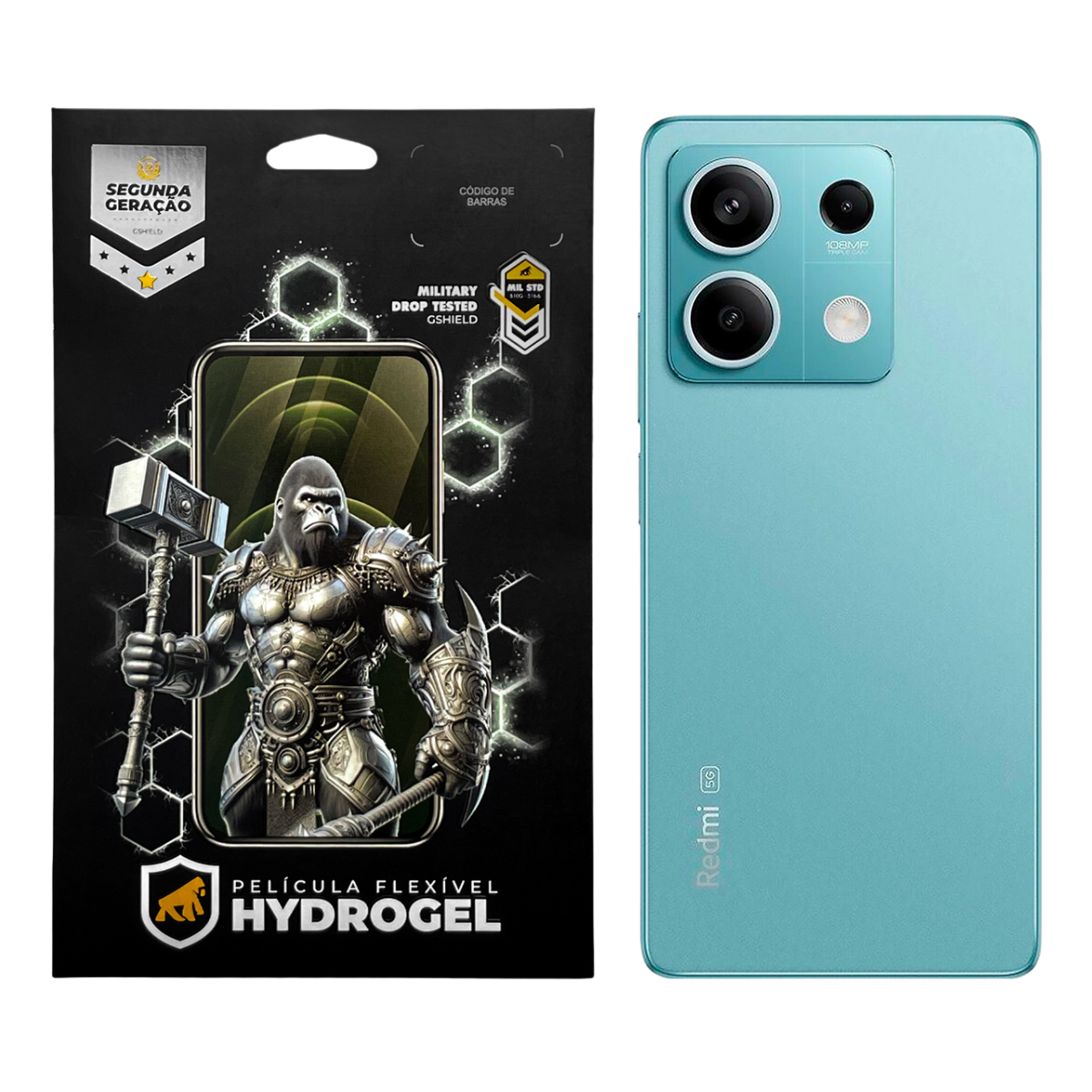 Película para Xiaomi Redmi Note 13 5G - Traseira Hydrogel HD - Gshield