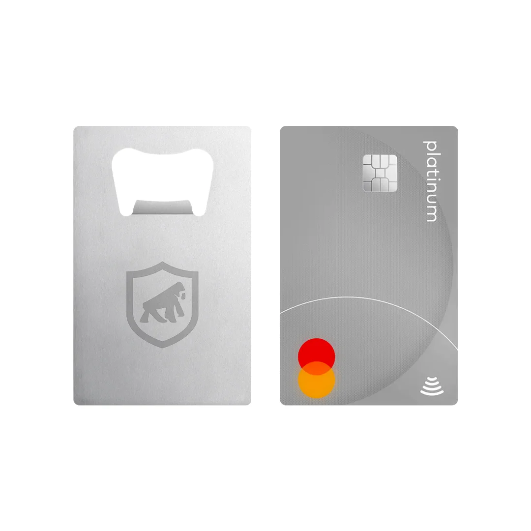 Kit Carteira Snap Guardian e Cartão Abridor em Metal - Gshield - foto 12