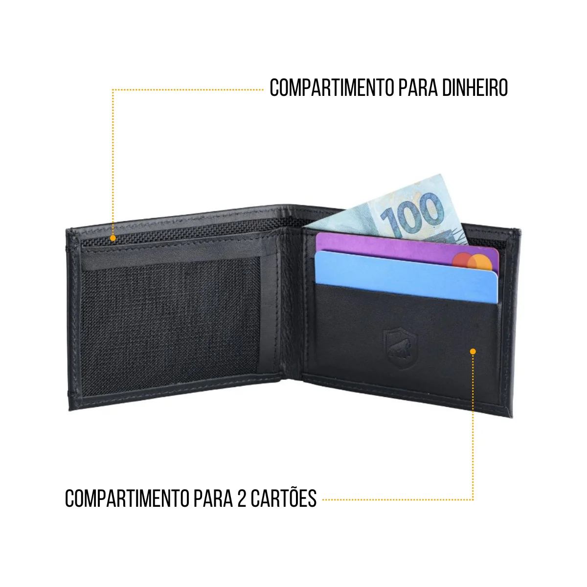 Kit Carteira Ultra Slim e Cartão Abridor em Metal - Gshield - foto 7